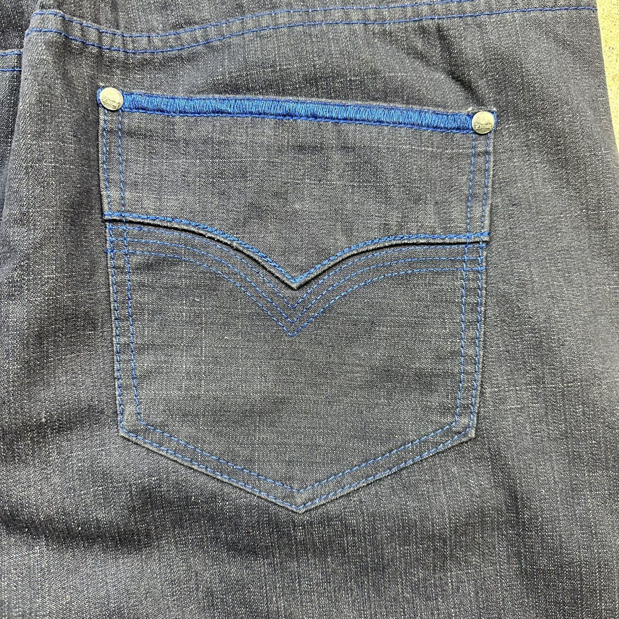 Other Vintage Y2K Baggy Skater DMax Dark Blue Denim Jeans Size 40 Size US 40 / EU 56 - 3 Thumbnail