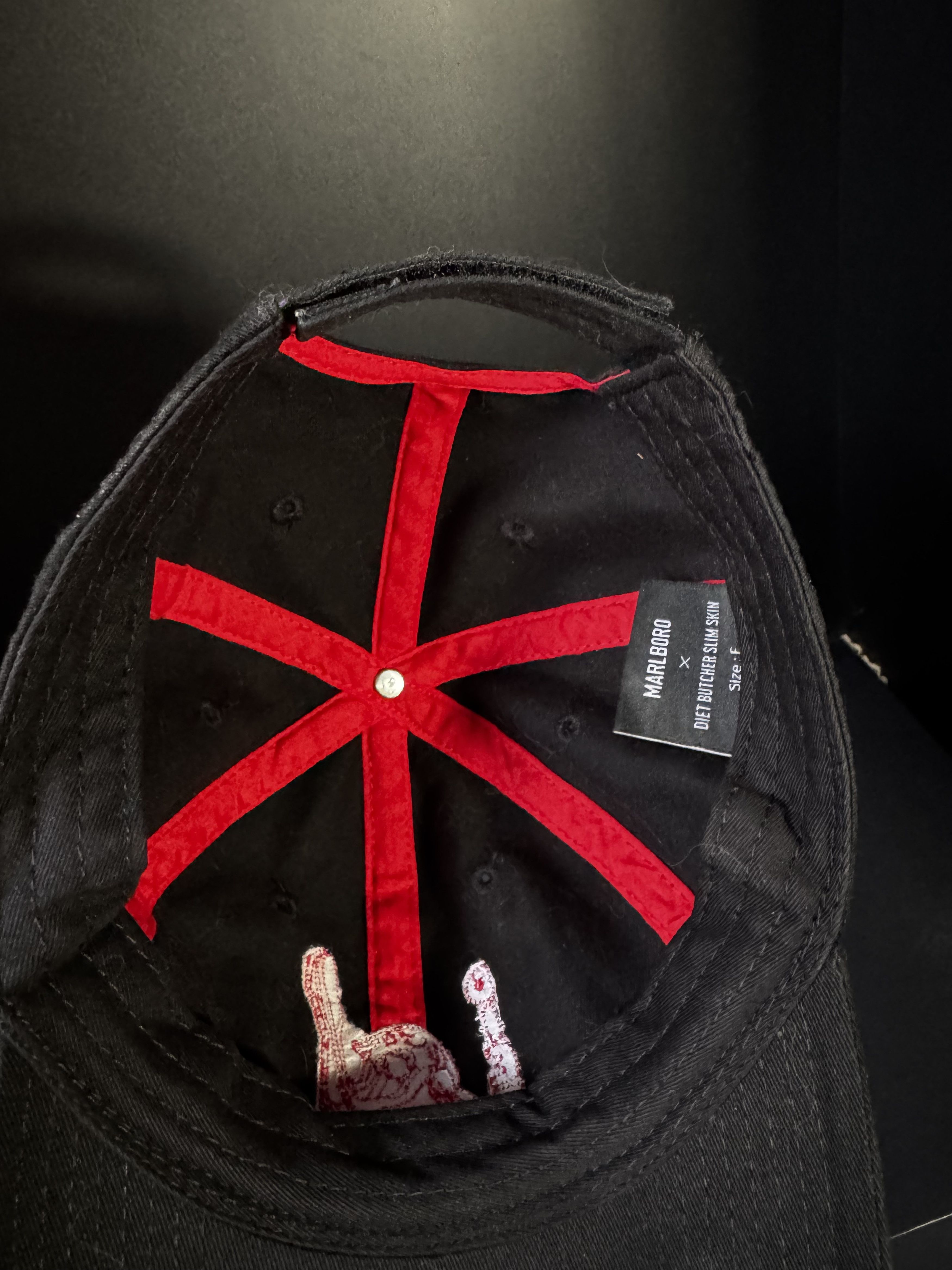 MARLBORO X DIET BUTCHER SLIM SKIN STRAPBACK CAP, view 5