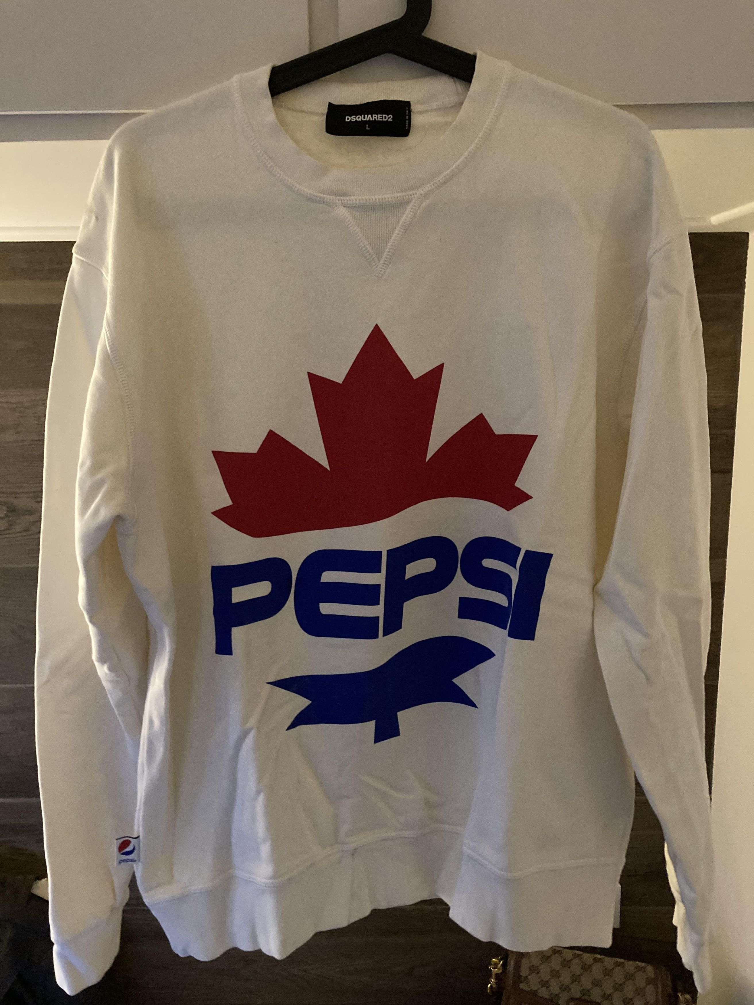 DSQUARED2 PEPSI スウェット XS Dsquared2 Printed Crew-Neck PEPSI Sweatshirt men - Glamood