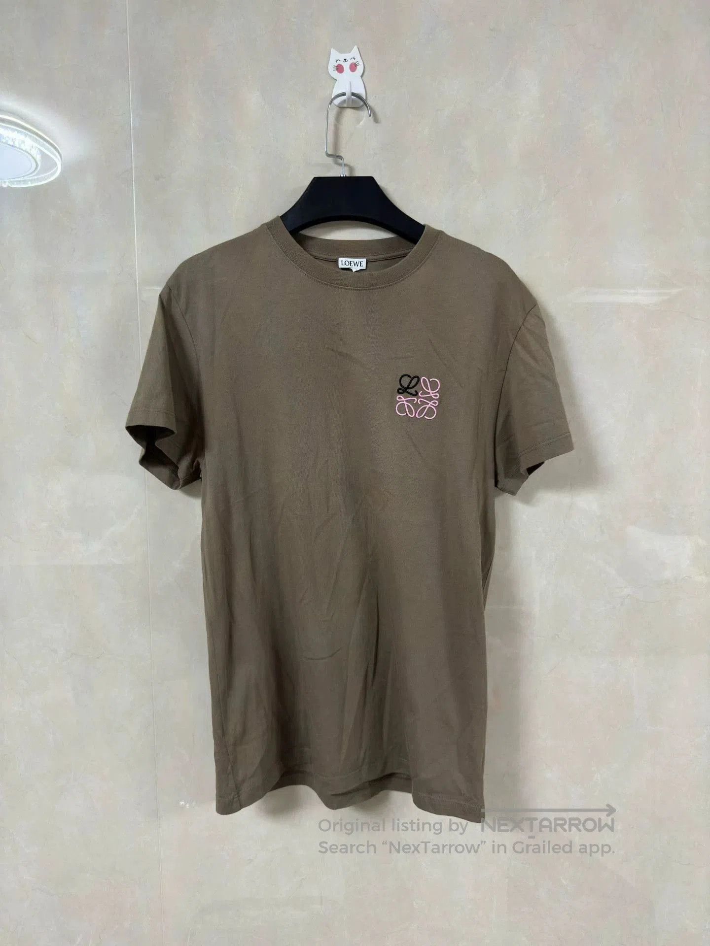 Loewe Loewe Brown Embroidered Short Sleeve. Size US XXS / EU 40 - 1 Thumbnail