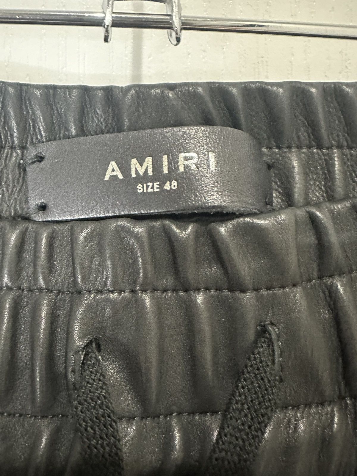 Amiri Amiri Leather Jogging Pant Size US 32 / EU 48 - 4 Thumbnail