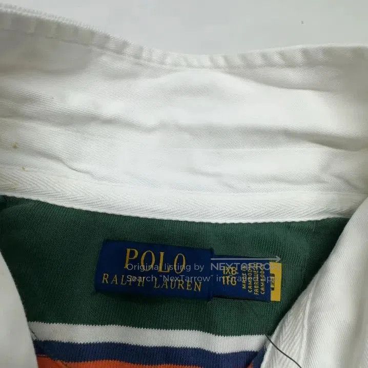 Polo Ralph Lauren Polo Ralph Lauren Striped Long-Sleeve Polo Shirt. Size US XL / EU 56 / 4 - 2 Thumbnail