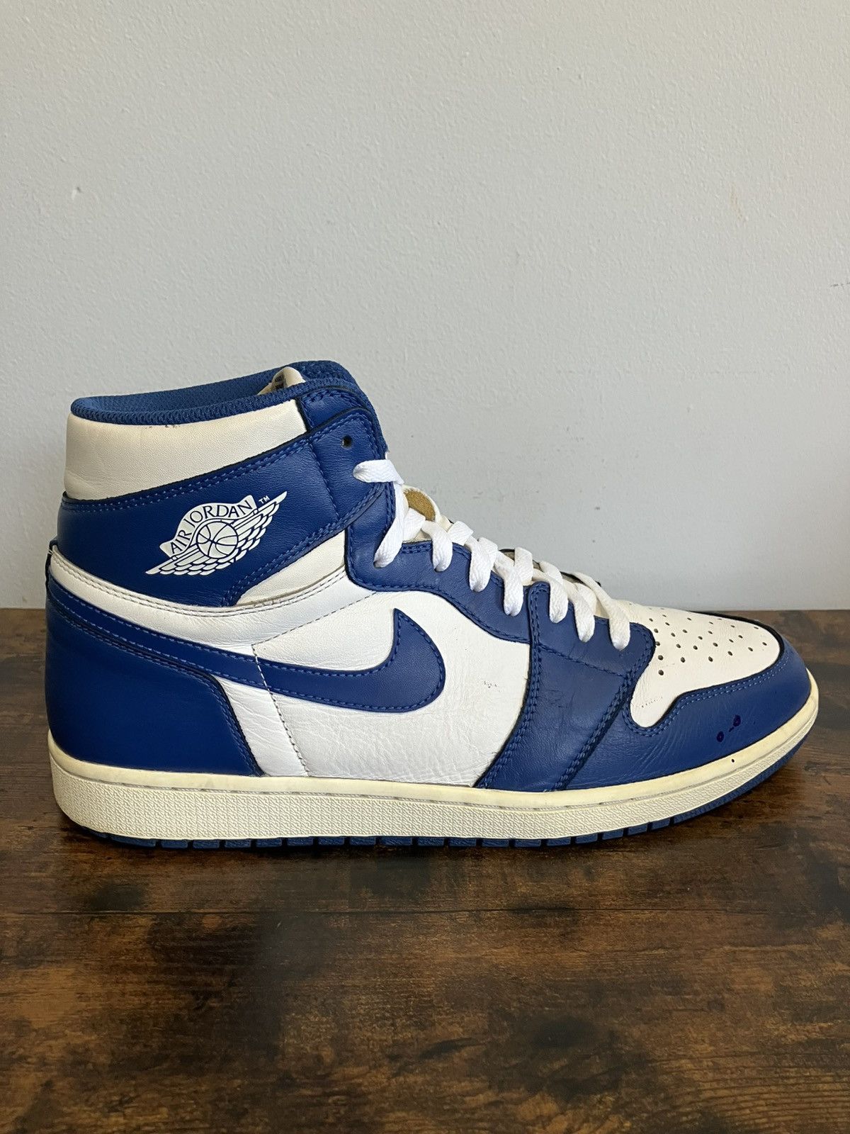 Jordan Brand Jordan 1 Retro High OG Storm Blue 2016 Size US 13 / EU 46 - 4 Thumbnail
