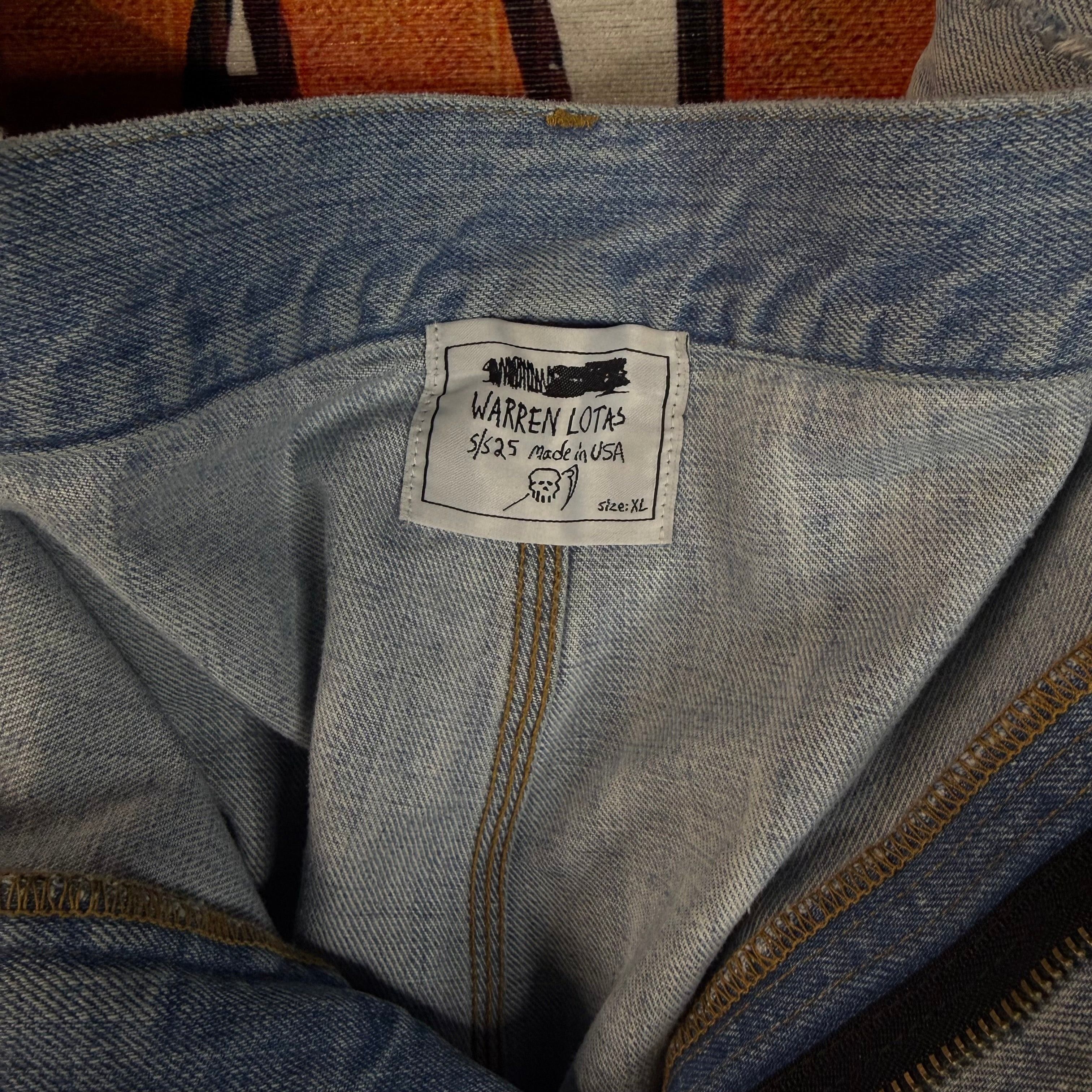Warren Lotas Warren Lotas Baggy Motto Jean Shorts Size 40" Size US 40 / EU 56 - 5 Thumbnail