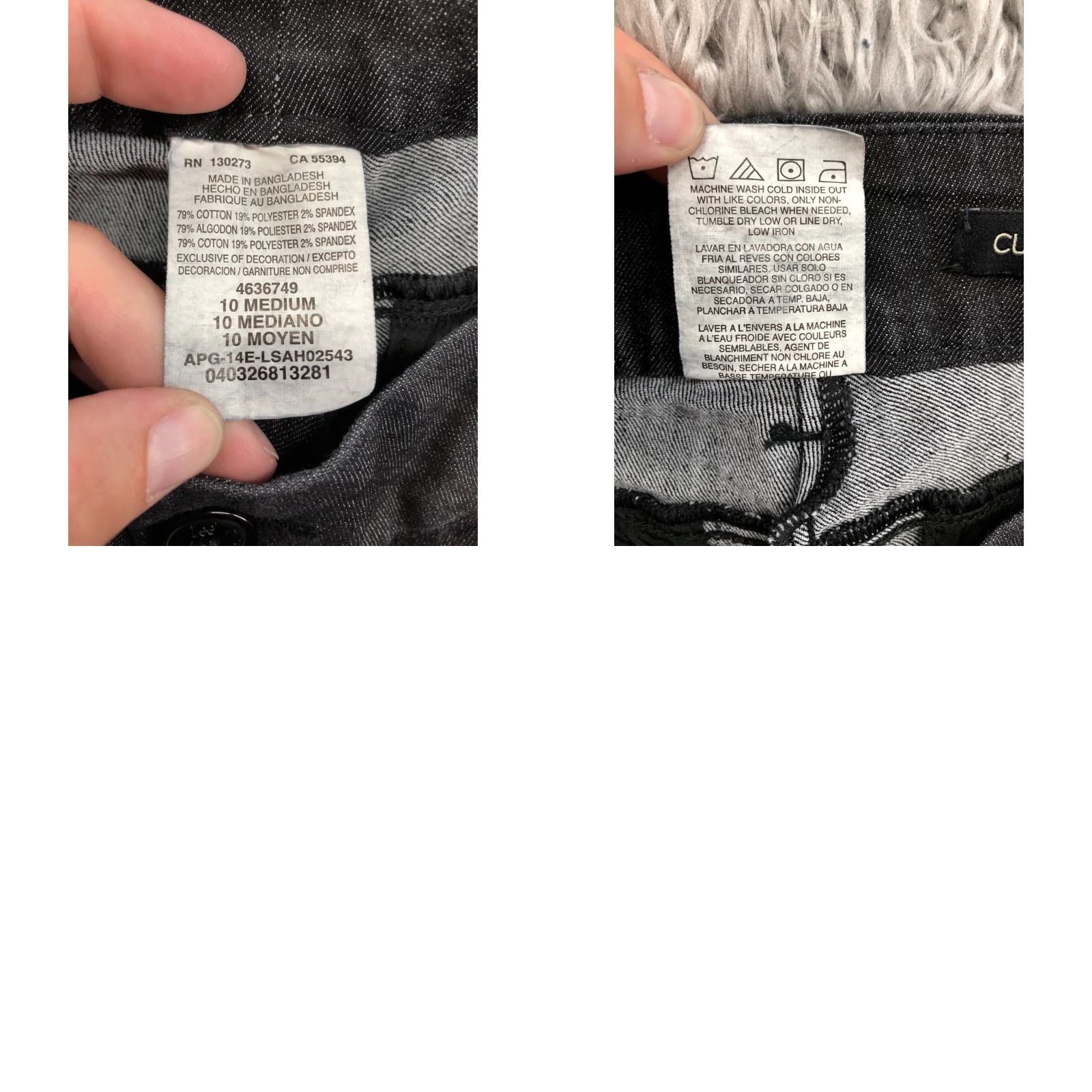 Lee Lee Modern Series Curvy Jeans Size 10 Womens Mid Rise Dark Wash Black Denim Jeans Size 32" / US 10 / IT 46 - 9 Thumbnail