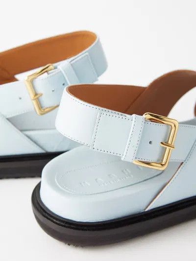 Marni o1y1025 Sandals in Sky Blue Size US 5 / IT 35 - 4 Thumbnail