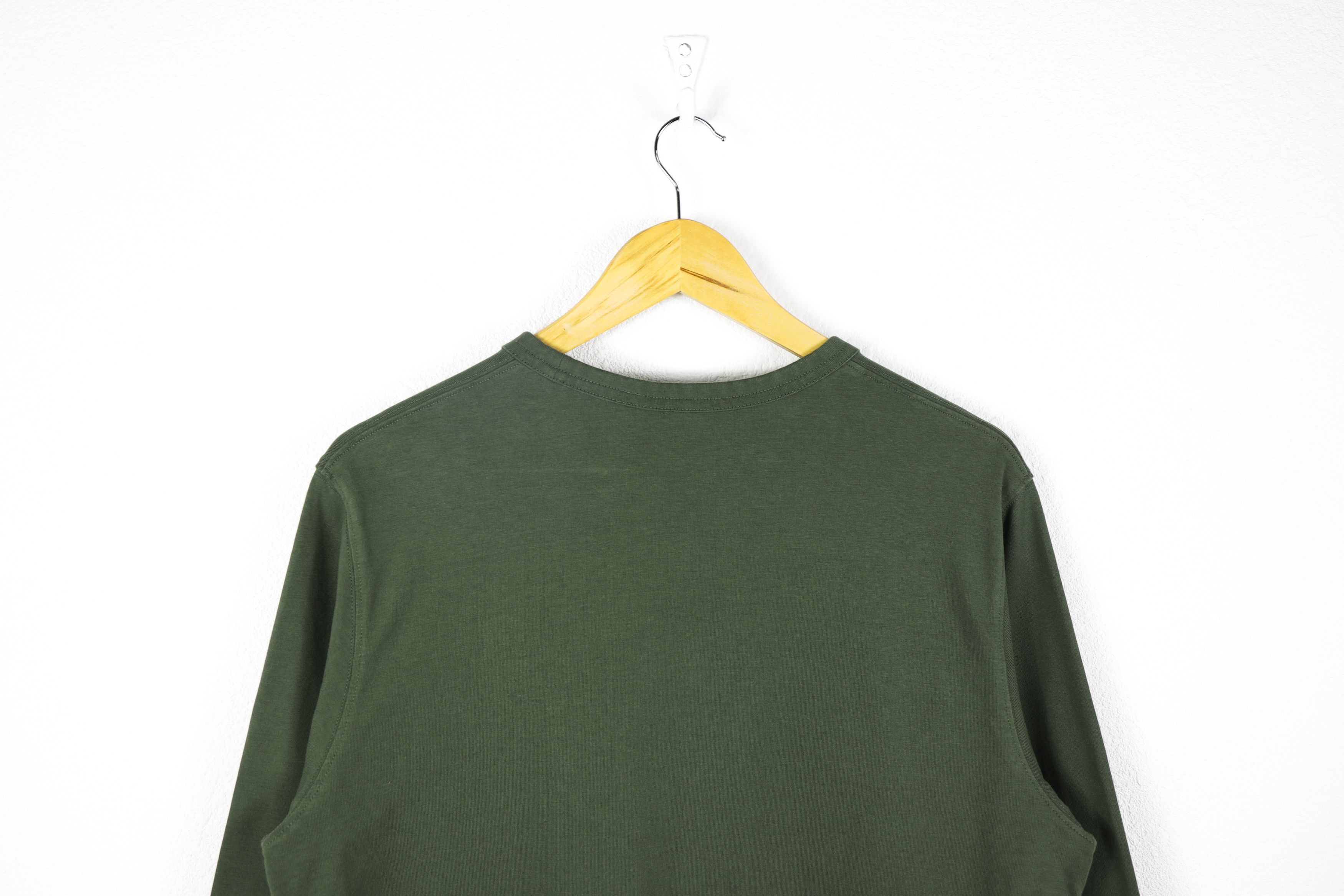 Arket Arket Army Green Military Pocket Long Sleeve Tee T-shirt Size US S / EU 44-46 / 1 - 7 Thumbnail