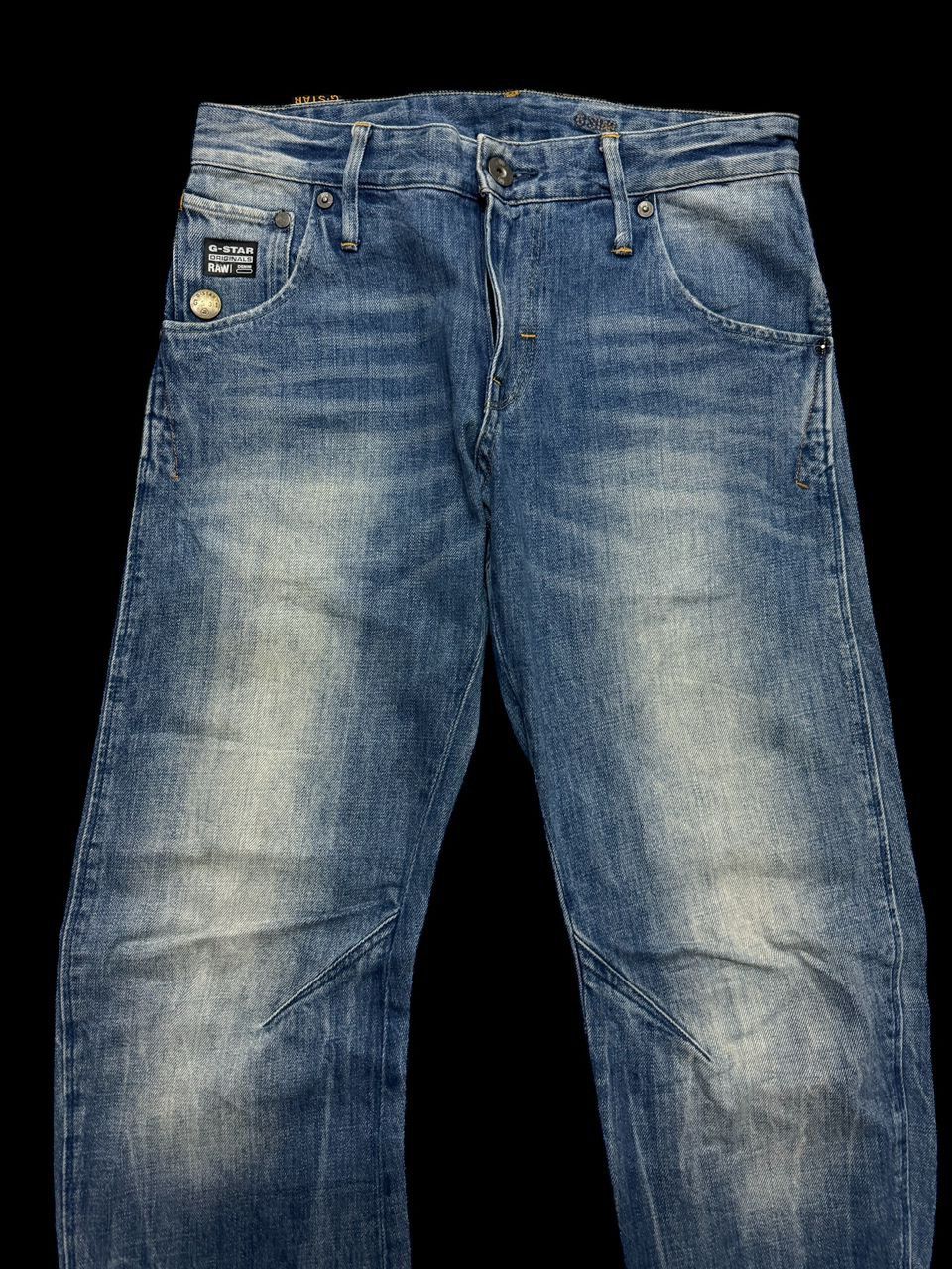 Tornado Mart G star Raw Punk Jeans Banana Insane Faded Style Size US 29 - 3 Thumbnail
