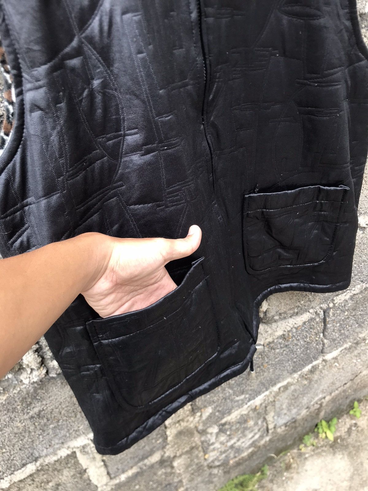 Japanese Brand ⚡️Vintage Leopard Print Reversable Vest Jacket Size US L / EU 52-54 / 3 - 8 Thumbnail
