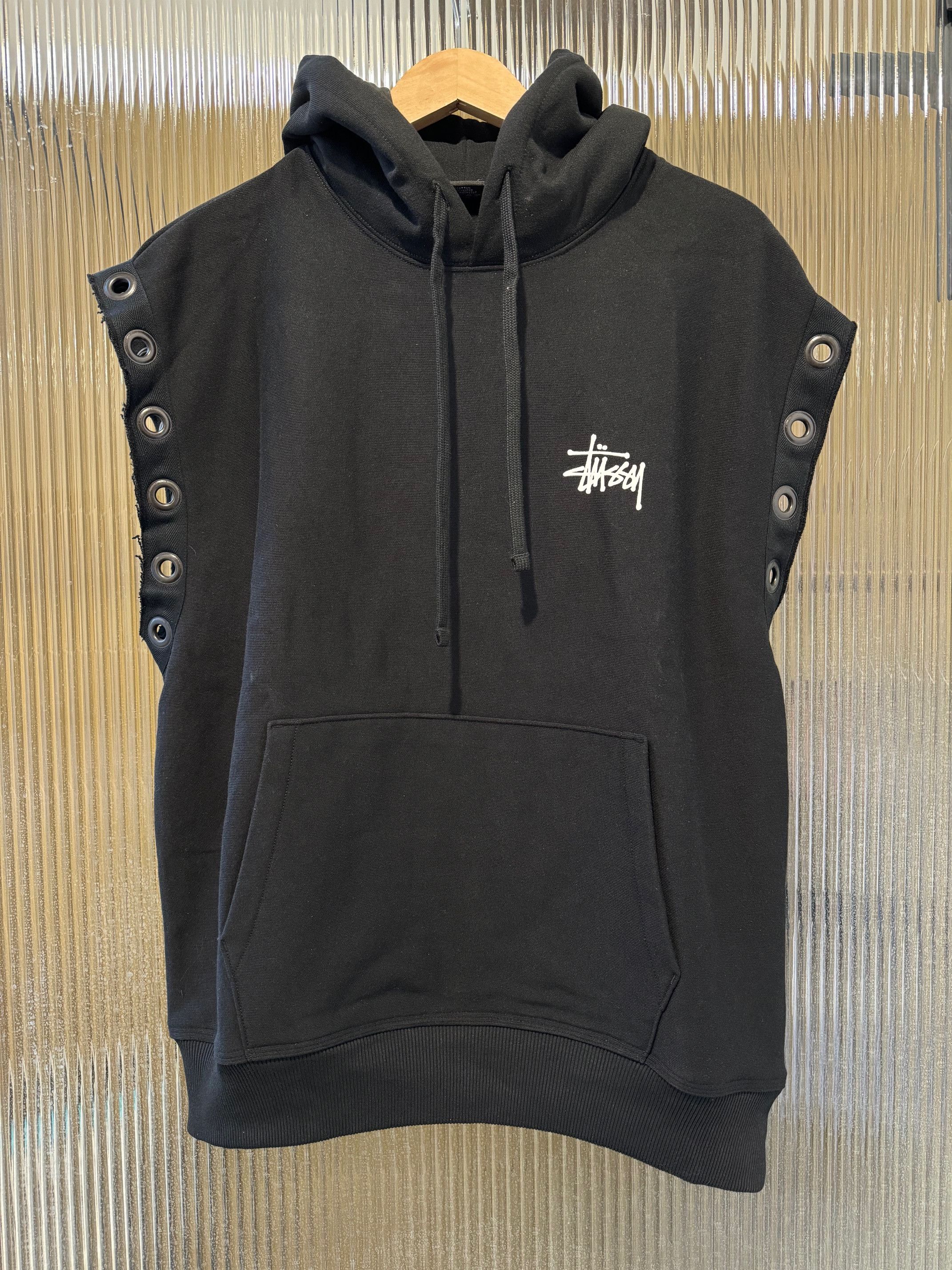 image of Junya Watanabe Man Eye X Stüssy Hooded Vest Black Size M, Men's