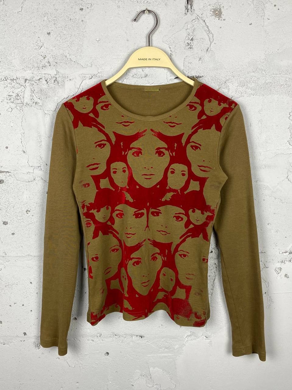 Cop Copine × Vintage Cop Copine Y2K Vintage Face Style Longsleeve Japan Size S / US 4 / IT 40 - 1 Thumbnail