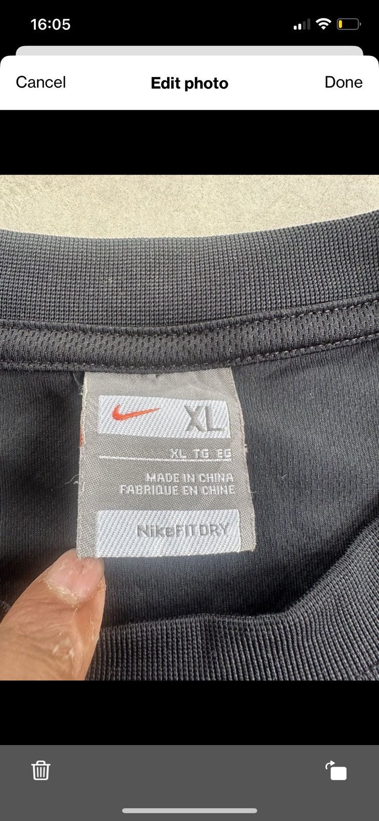 Nike × Vintage VINTAGE NIKE SMASH MANDARIN JERSEY Size US XL / EU 56 / 4 - 7 Thumbnail