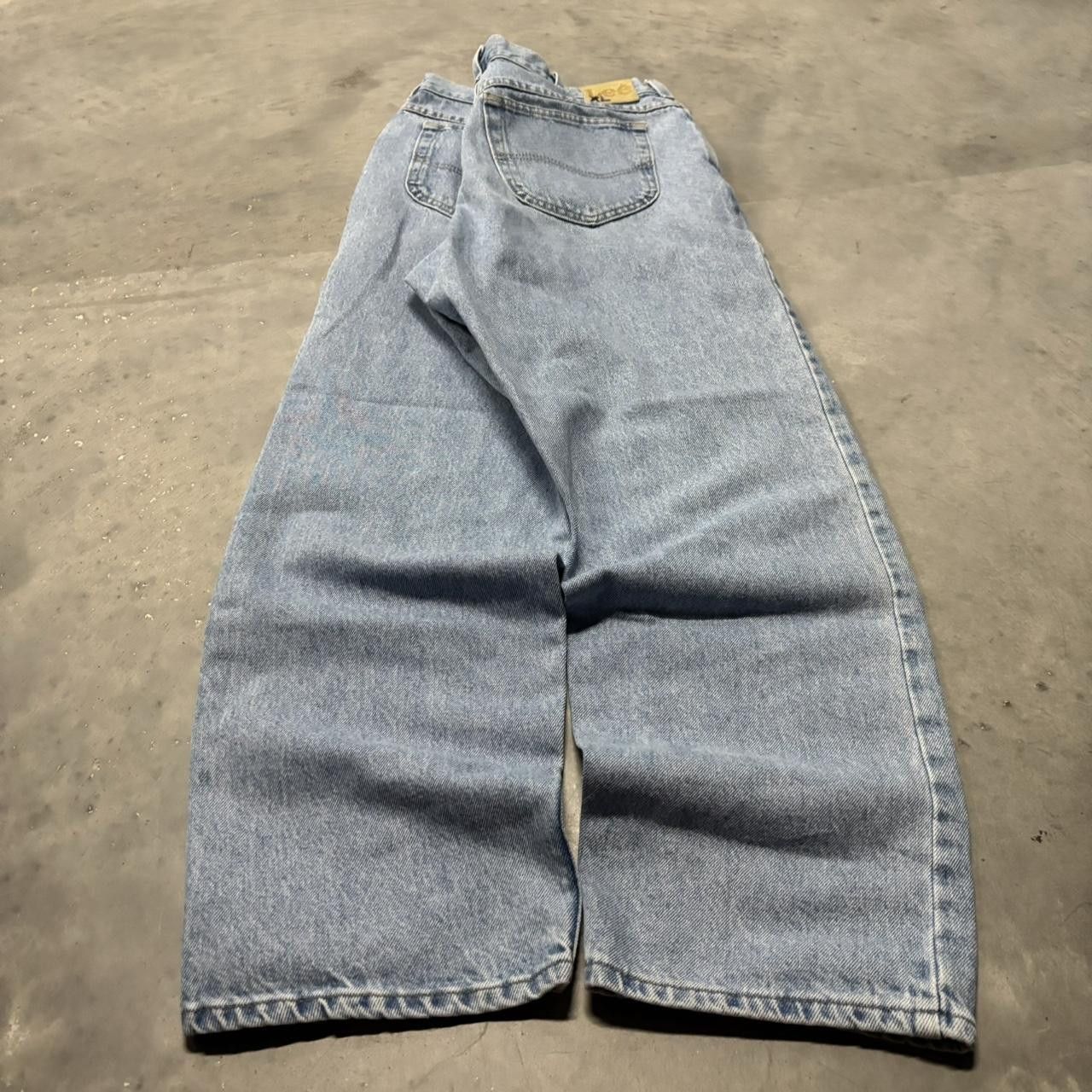 Japanese Brand × Vintage Crazy Vintage Y2K/2000s Light Wash Essential Denim Jeans! Size US 36 / EU 52 - 4 Thumbnail