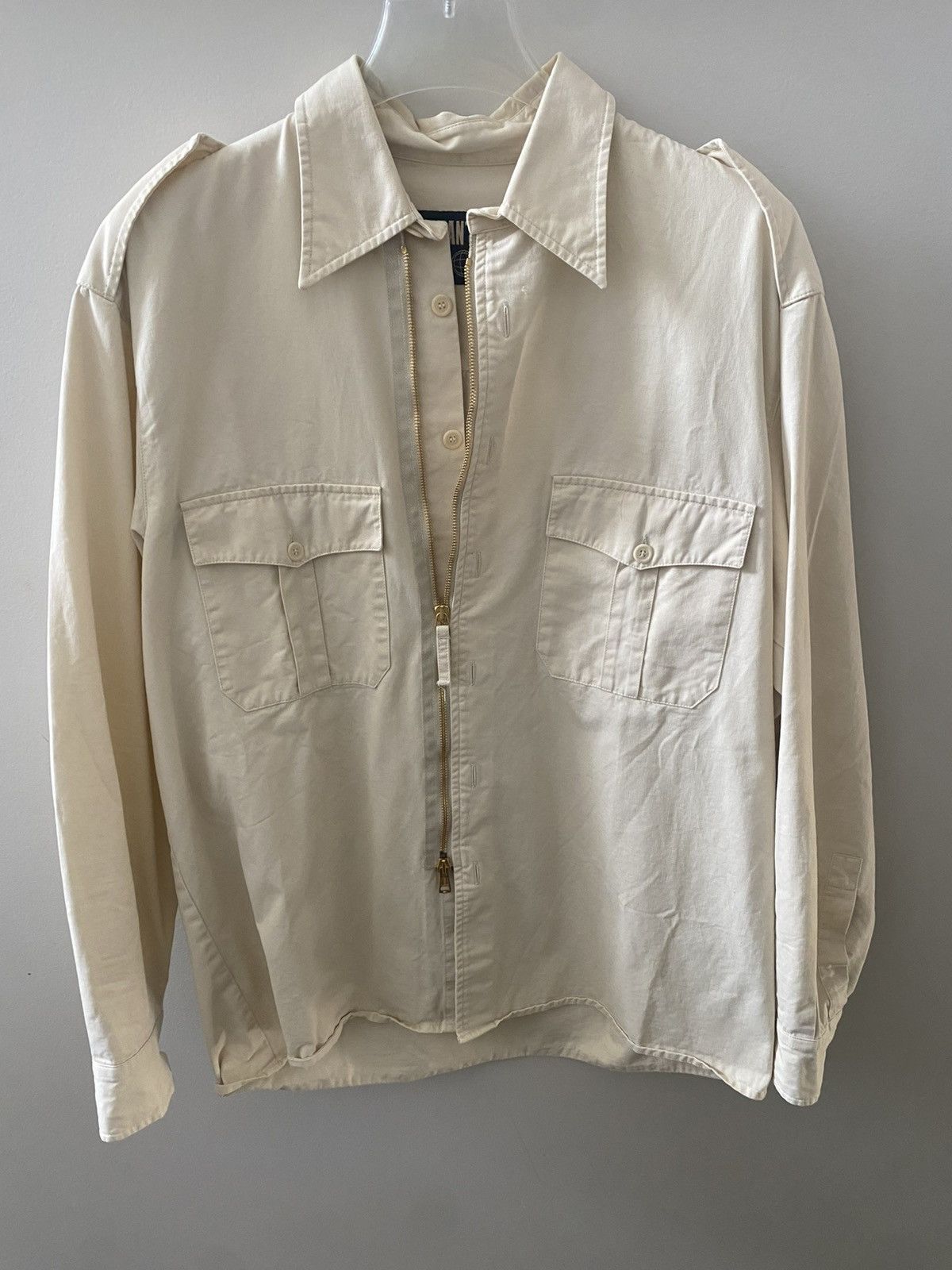 Jean Paul Gaultier JPG Jeans Cotton Military Jacket Size US L / EU 52-54 / 3 - 1 Thumbnail