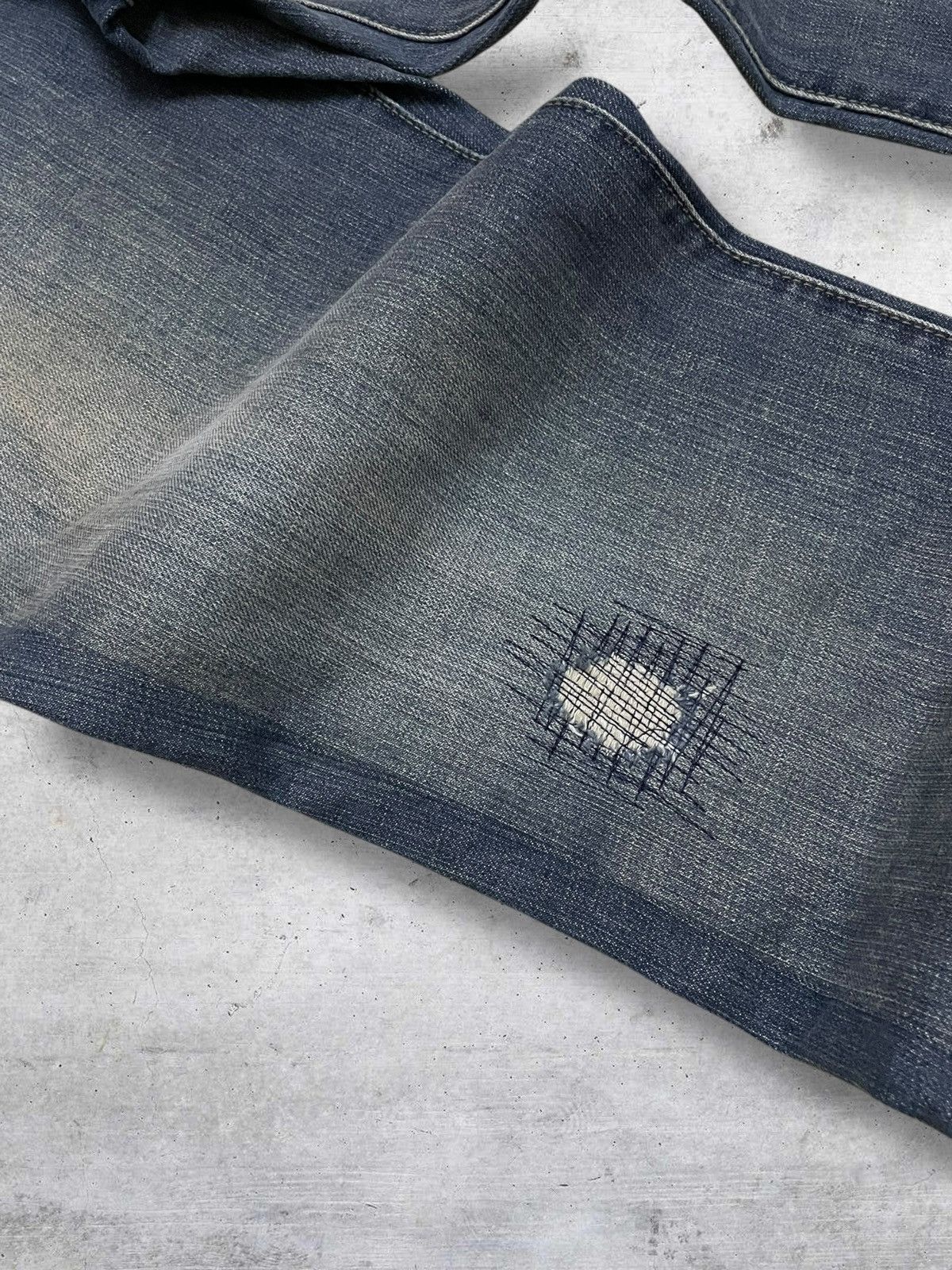 Hysteric Glamour RUSH HOUR 90S JAPAN DESIGNER DISTRESSED FLARED ICONIC DENIM Size US 32 / EU 48 - 7 Thumbnail