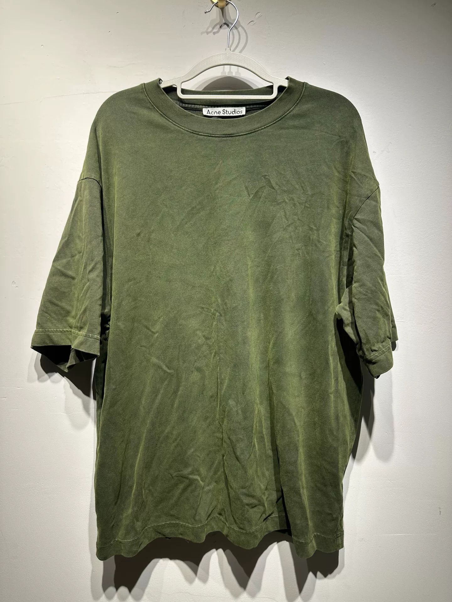 Acne Studios Acne Studios Straight Green T-Shirt M Men Size US M / EU 48-50 / 2 - 1 Thumbnail