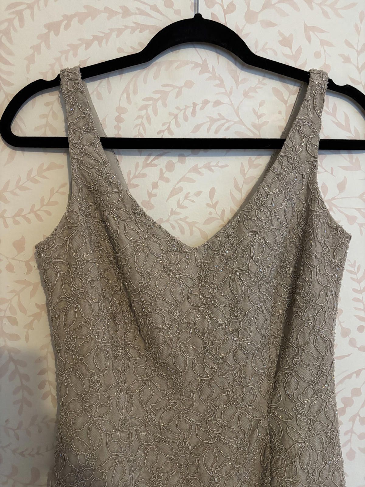 Other Carmen Marc Valvo Signature Beaded Women's Cocktail Dress Size XS / US 0-2 / IT 36-38 - 2 Thumbnail