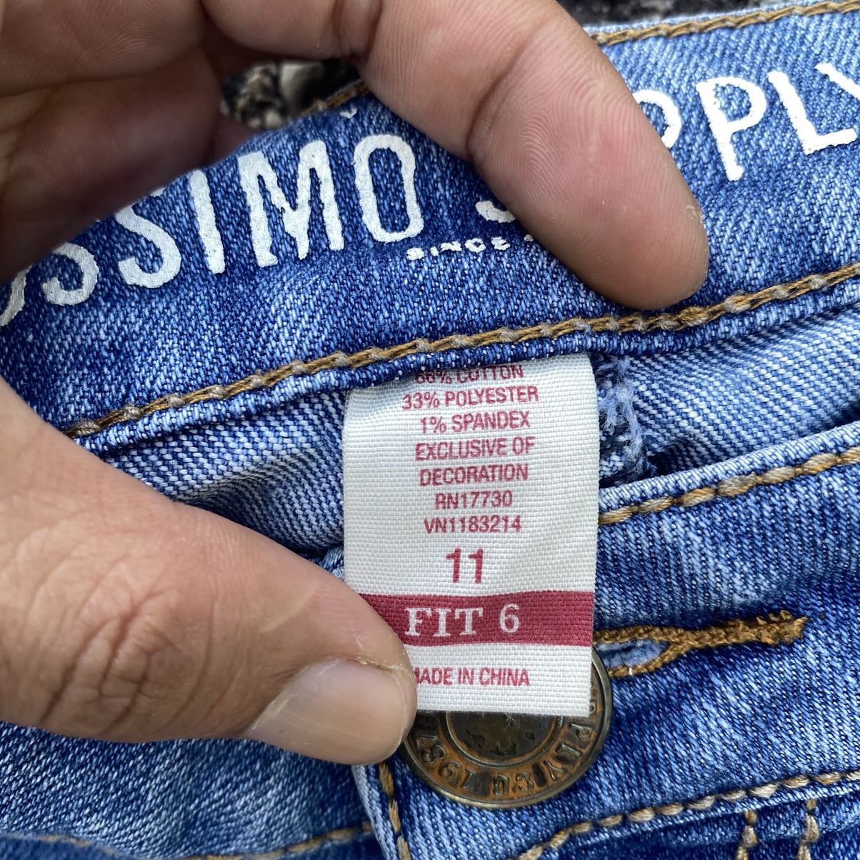 Jean × Mossimo × Vintage Vintage Mossimo Light Washed Flare Denim Jeans Size 34" / US 12 / IT 48 - 7 Thumbnail