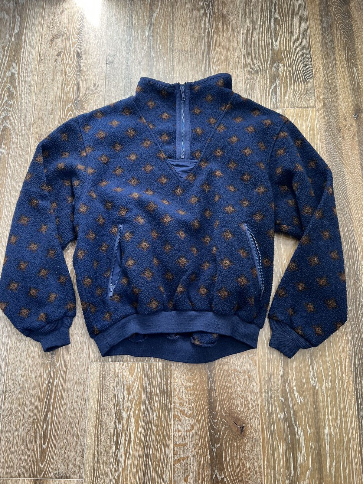 Eddie Bauer Vintage eddie bauer half zip pattern fleece Size US XL / EU 56 / 4 - 1 Thumbnail