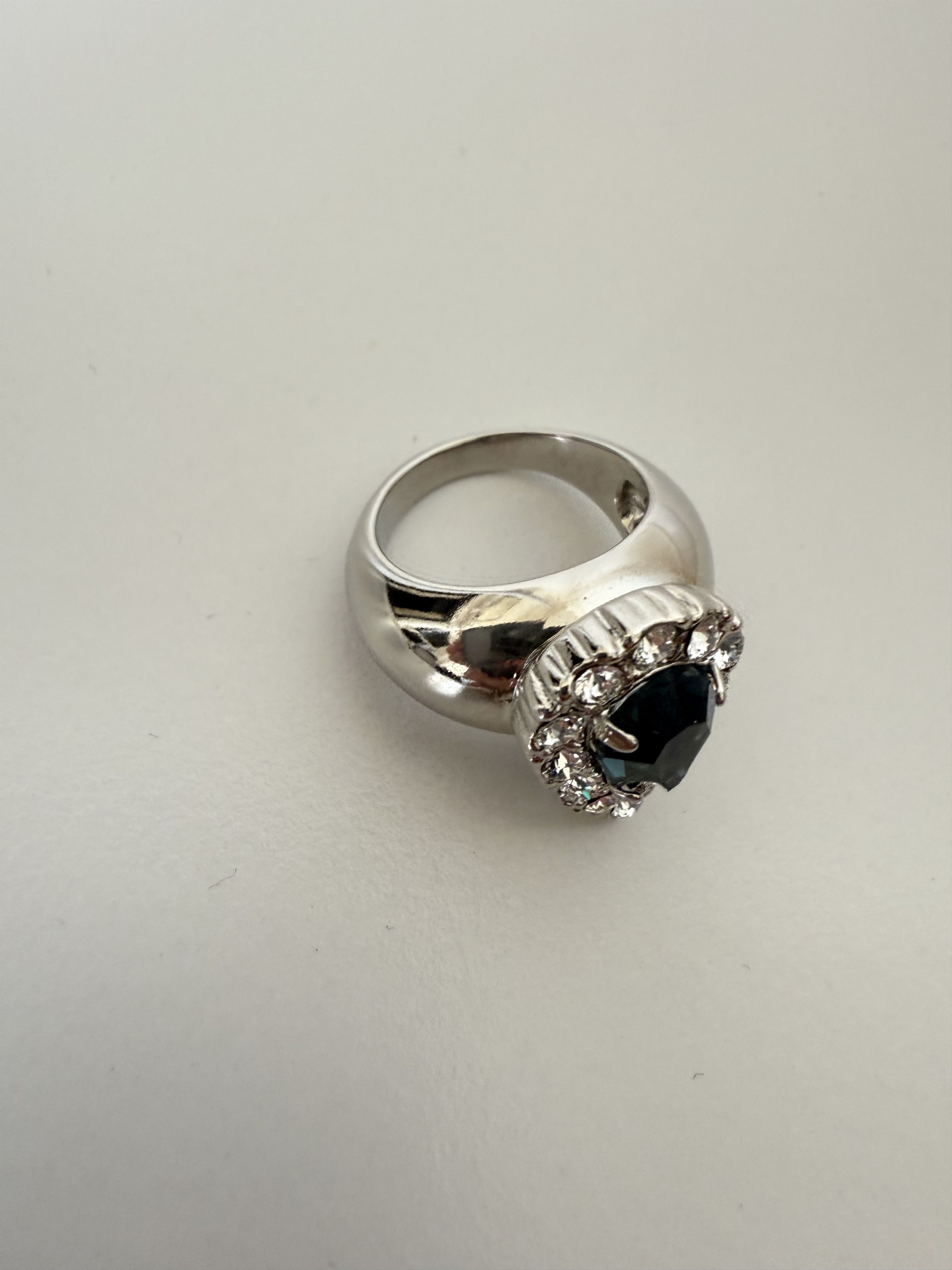 Saint Laurent Paris Saint Laurent Emerald Princess Ring in Metal Size ONE SIZE - 2 Thumbnail