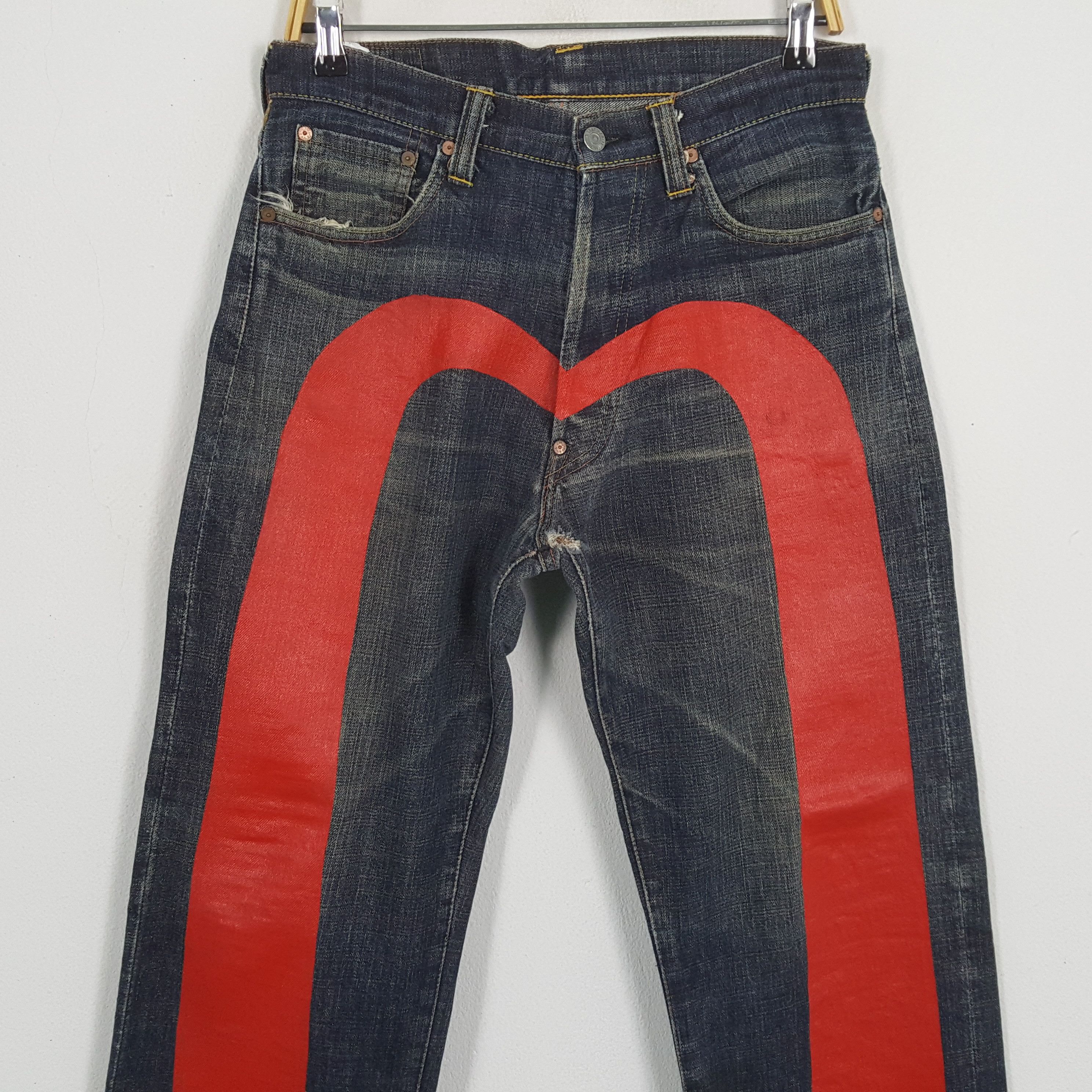 Evisu × Japanese Brand × Vintage Vintage EVISU Japanese Brand Daicock Custom Style Jeans Size US 30 / EU 46 - 2 Thumbnail