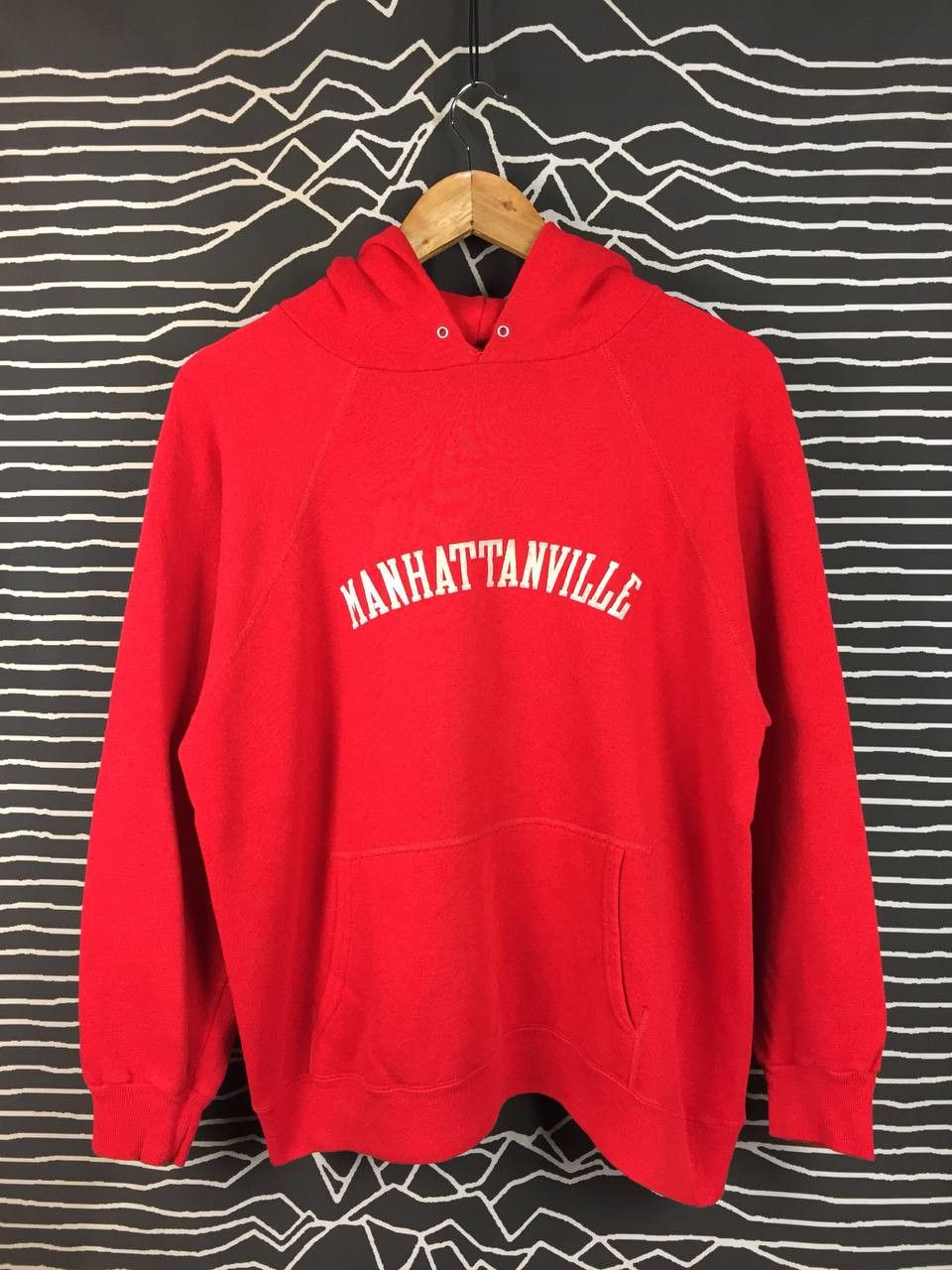 Vintage Vtg 70s 80s Collegiate Pacific Manhattanville College Hoodie Size US L / EU 52-54 / 3 - 1 Thumbnail