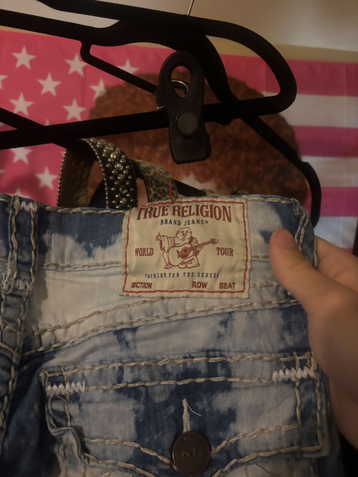 True Religion True Religion Ricky Jeans Size US 33 - 3 Thumbnail