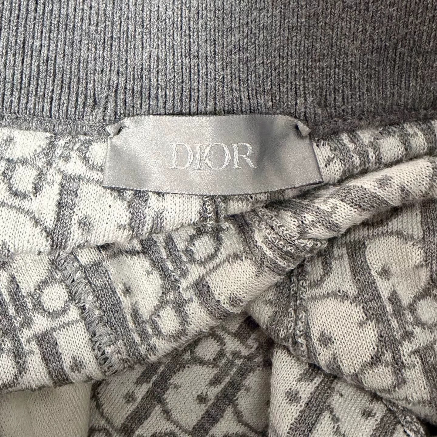 Dior Dior Gray Embroidered Logo Cuffed Sweatpants Size US 30 / EU 46 - 5 Thumbnail