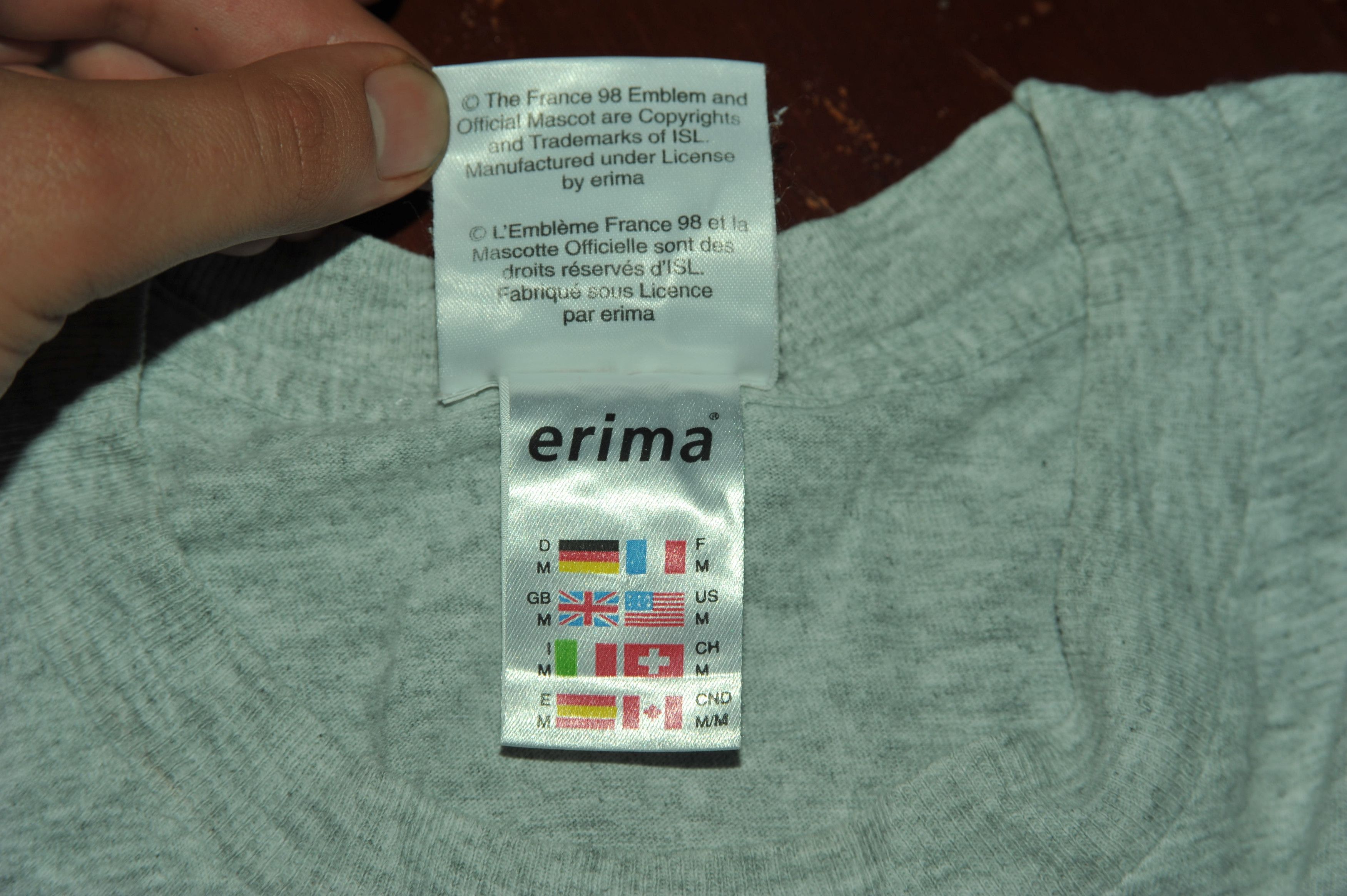 Vintage Vintage 90s 1998 France WC T-shirt Size US M / EU 48-50 / 2 - 4 Thumbnail