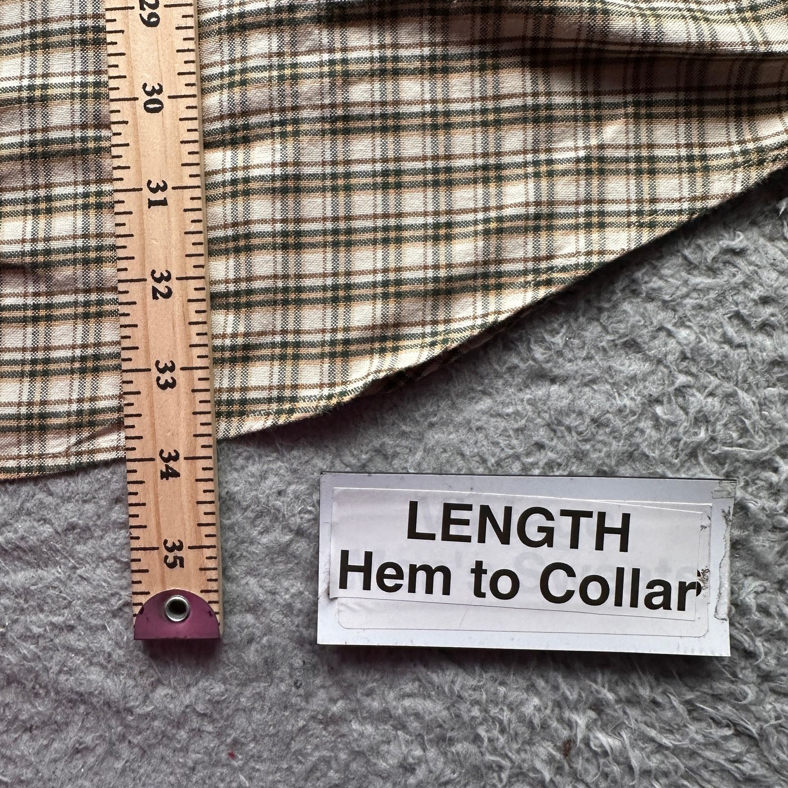 L.L. Bean Vintage 90s LL Bean Plaid Button Up Shirt Mens 2XLT Green Size US XXL / EU 58 / 5 - 5 Thumbnail