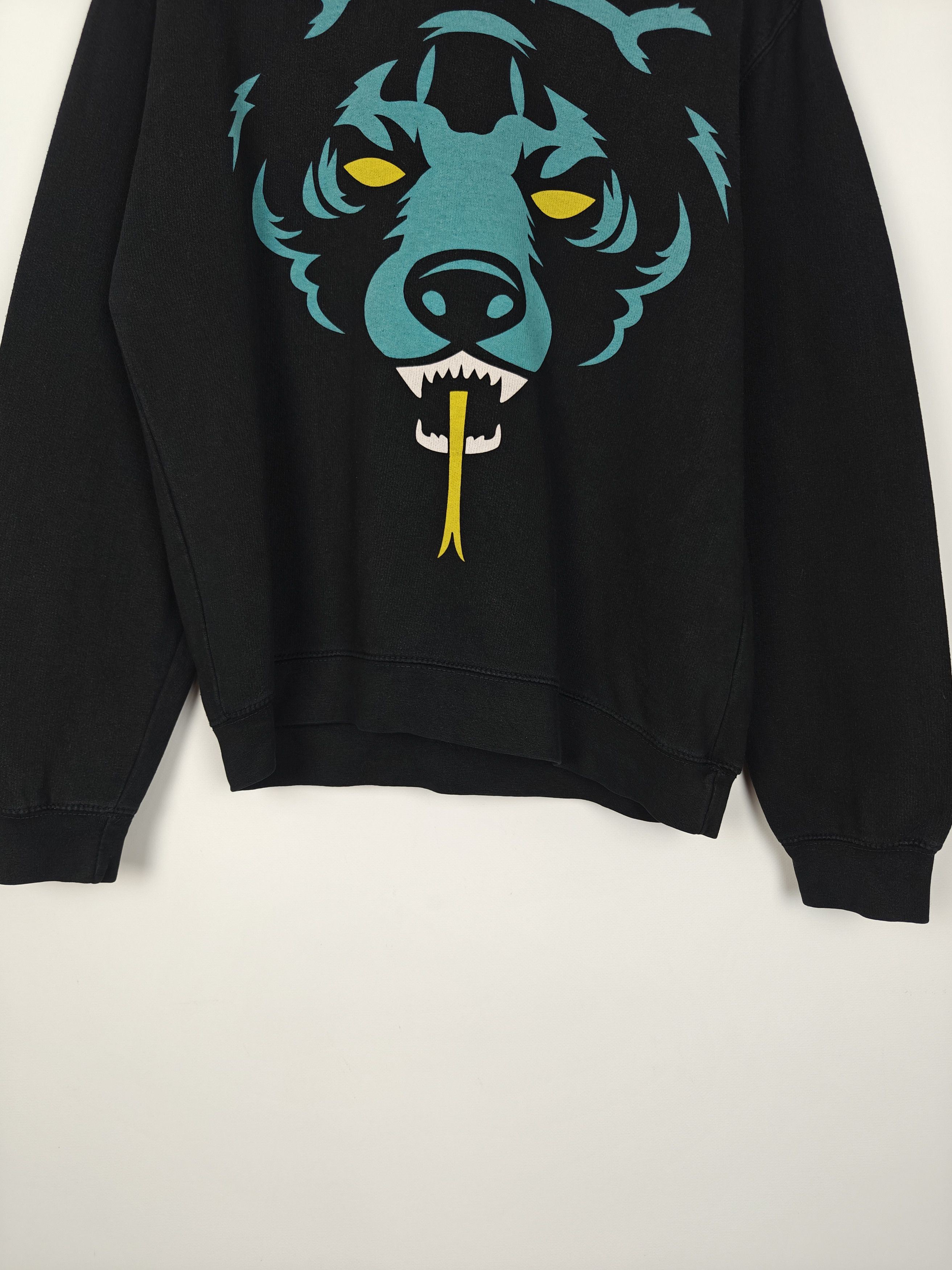 Mishka Mishka NYC Sweatshirt Crewneck Bear Logo Black M Size US M / EU 48-50 / 2 - 3 Thumbnail