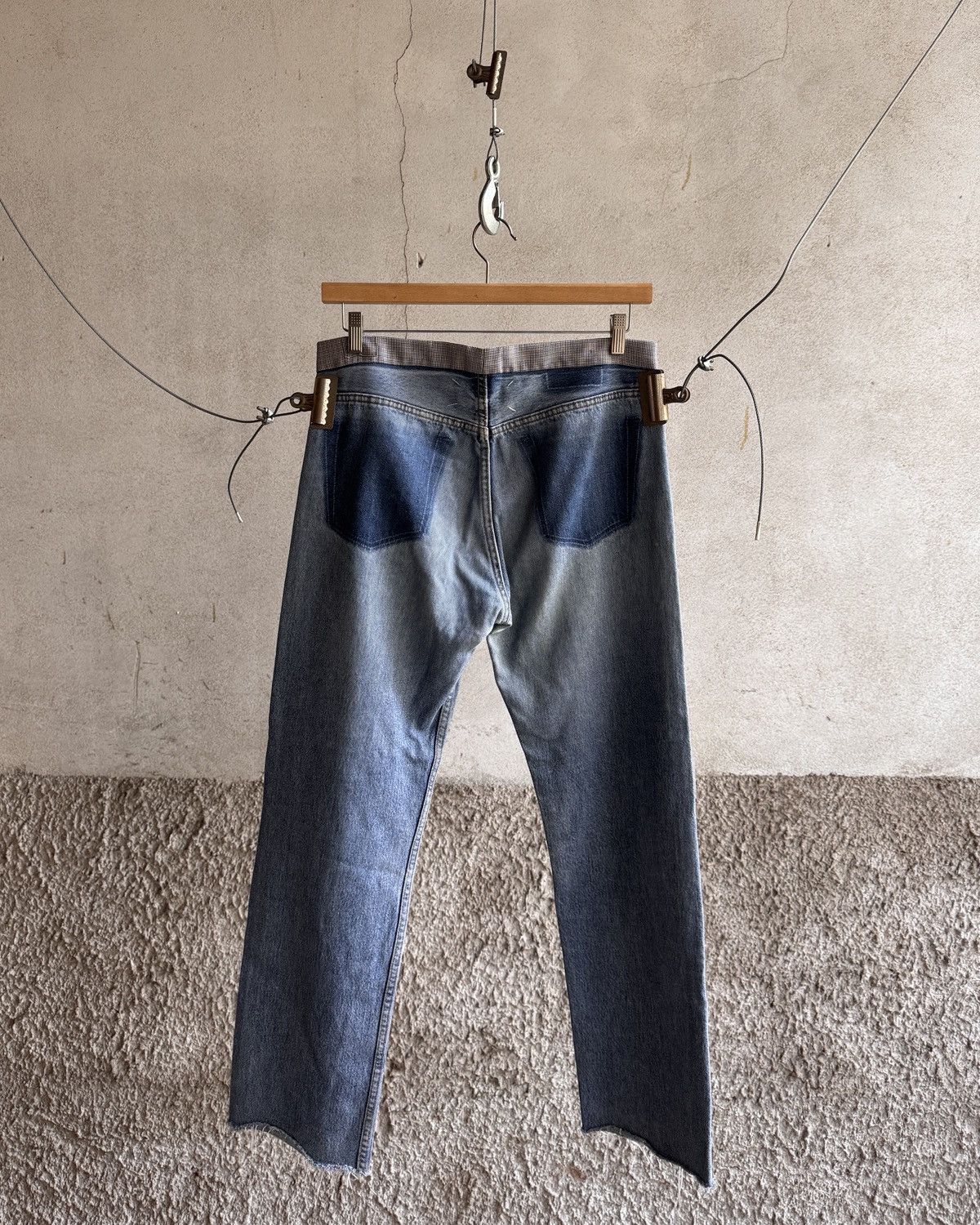 Maison Margiela Maison Martin Margiela 0 Artisanal Reworked Waistband Jeans Size US 32 / EU 48 - 8 Thumbnail