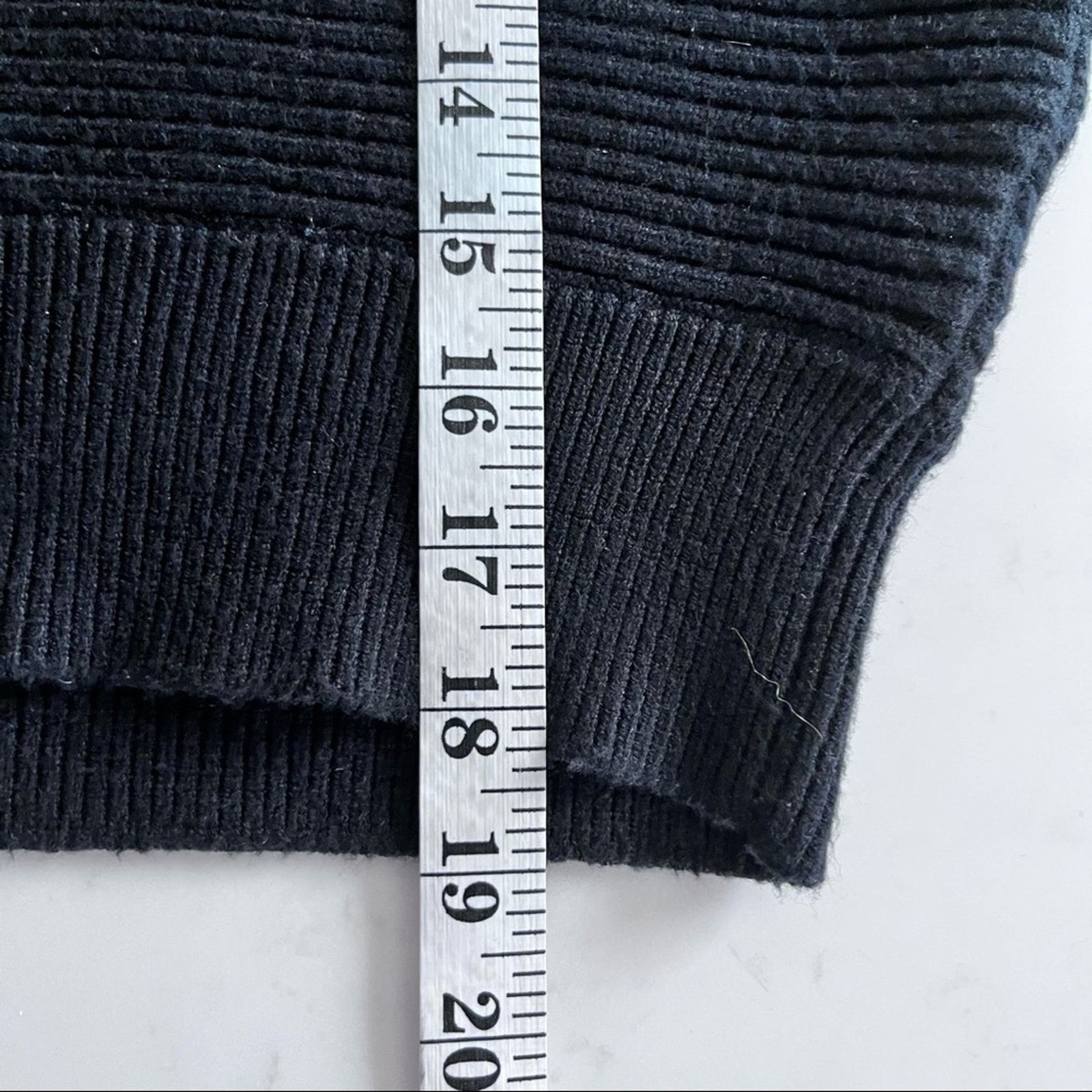 Zara Zara black knit ribbed bat sleeve sweater size Small Size S / US 4 / IT 40 - 7 Thumbnail