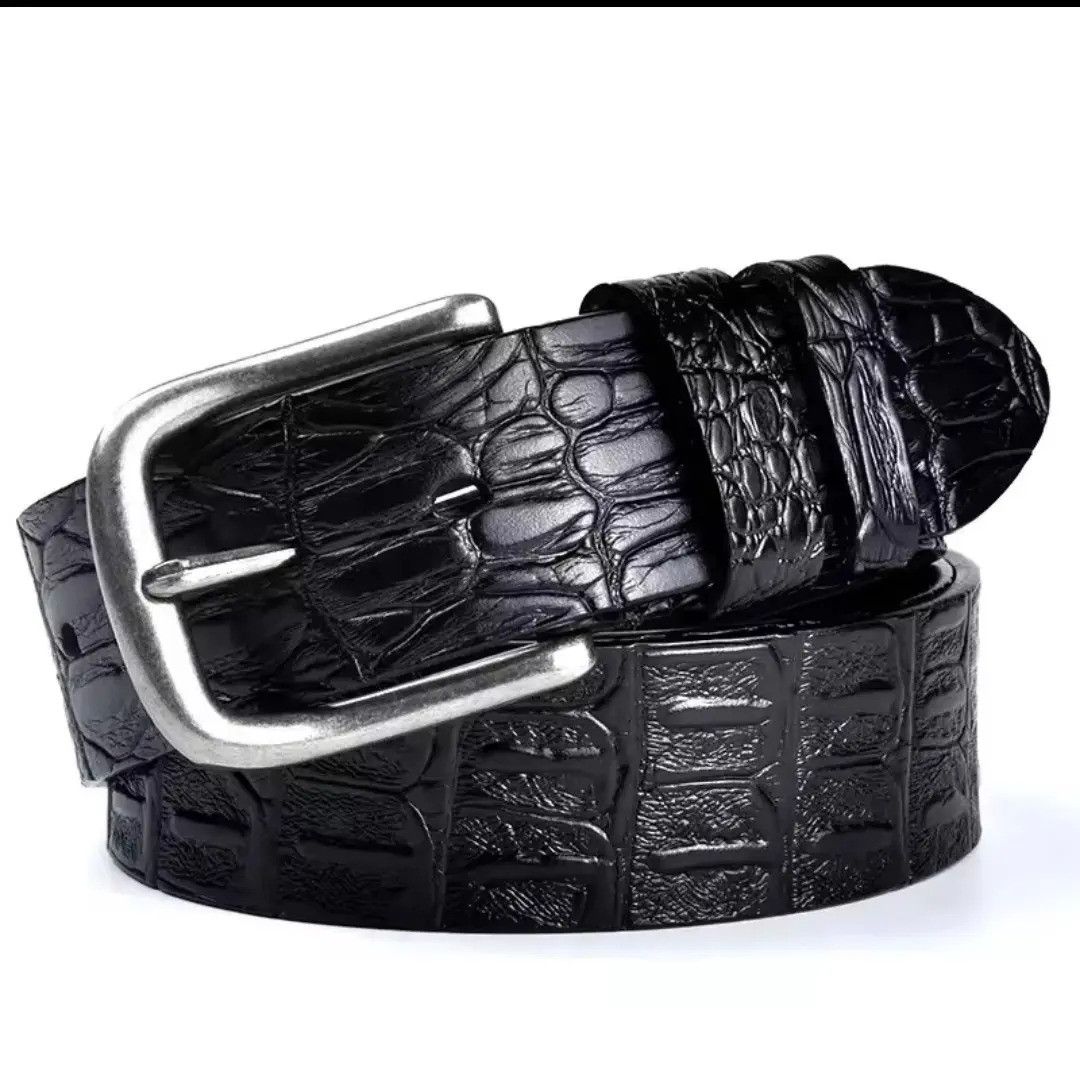 Leather Leather Pin Alligator Belt Size ONE SIZE - 2 Thumbnail