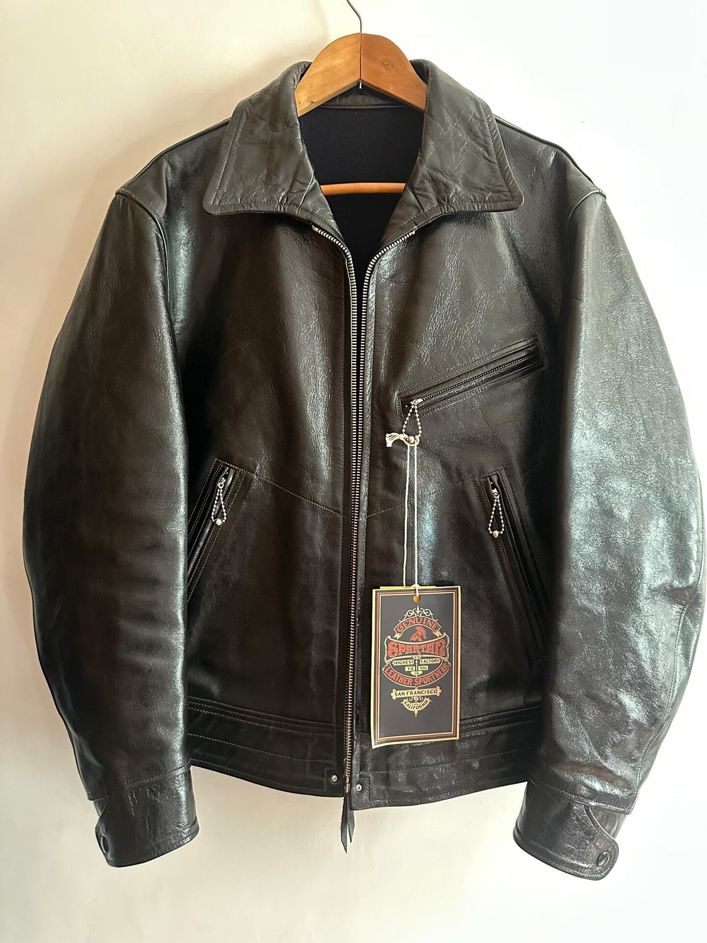 Freewheelers Mulholland 1930s Style Leather Jacket Size US L / EU 52-54 / 3 - 1 Thumbnail