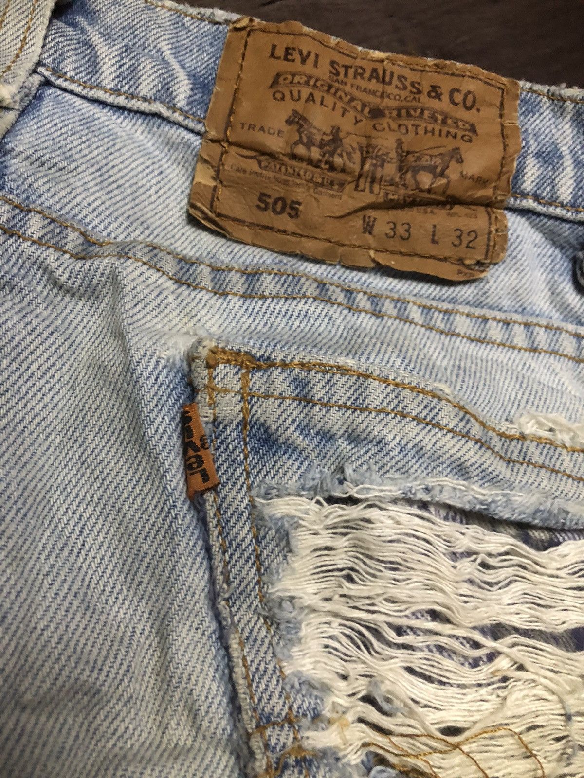 Levi's Vintage Clothing × Vintage Vintage Levi's 505 Oren Tag Size US 32 / EU 48 - 22 Thumbnail