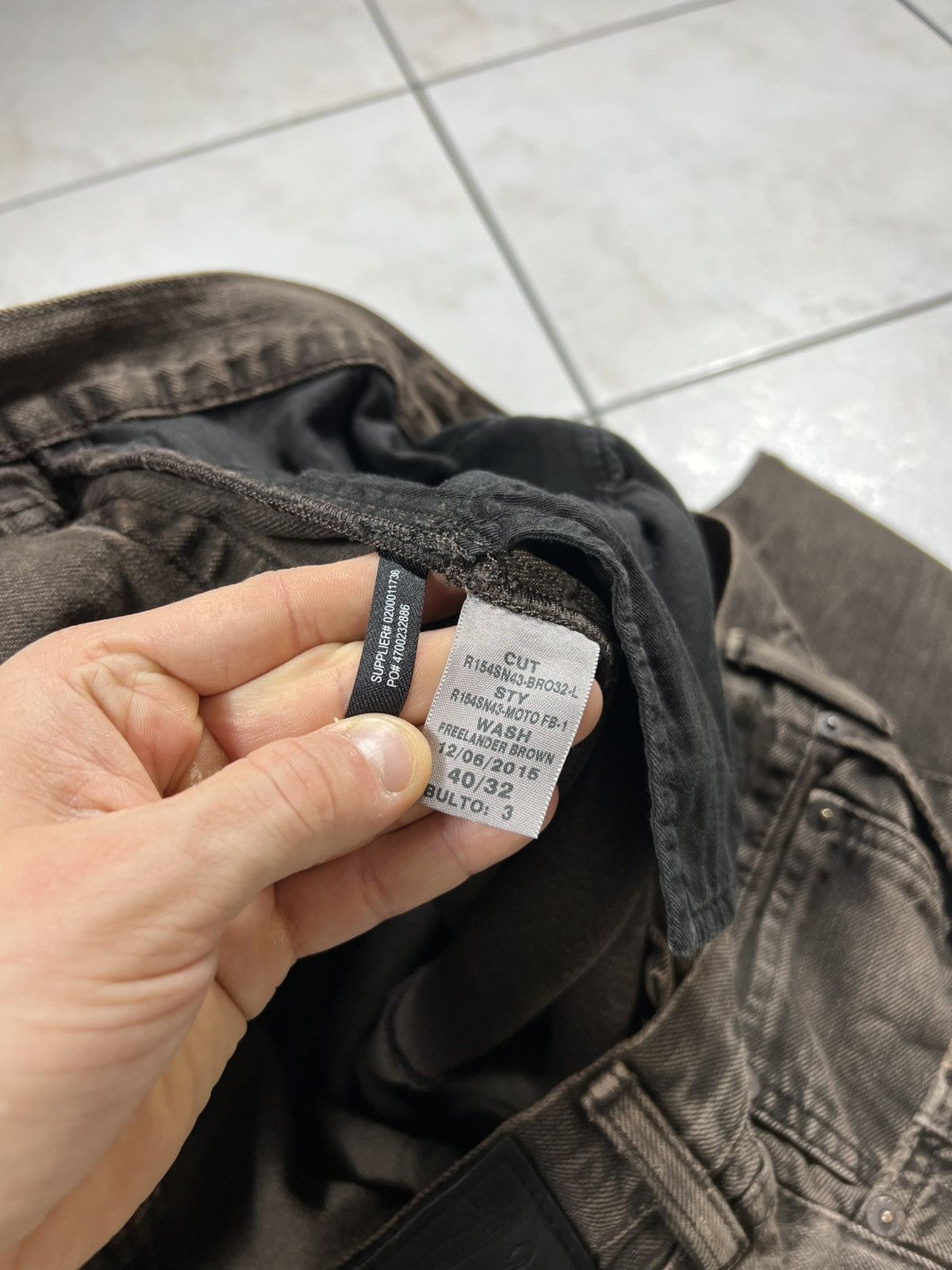Polo Ralph Lauren Polo Ralph Lauren moto biker denim jeans washed freelander Size US 40 / EU 56 - 16 Thumbnail