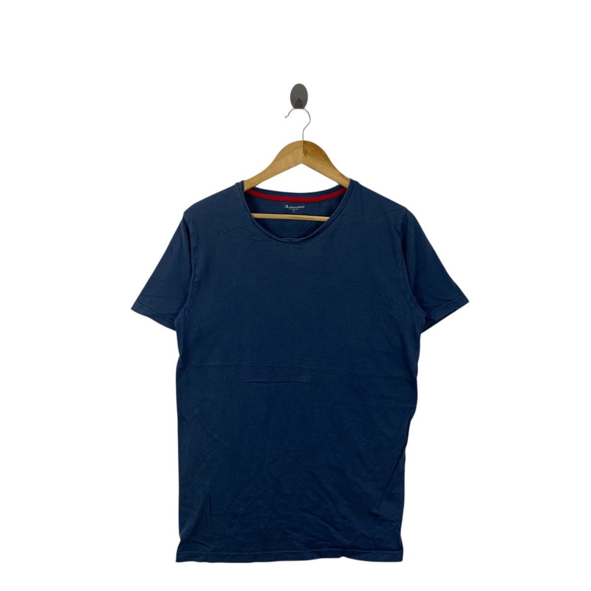 Aquascutum Vintage AQUASCUTUM LONDON Pure Natural Dye Tee Shirt Top Size US L / EU 52-54 / 3 - 3 Thumbnail