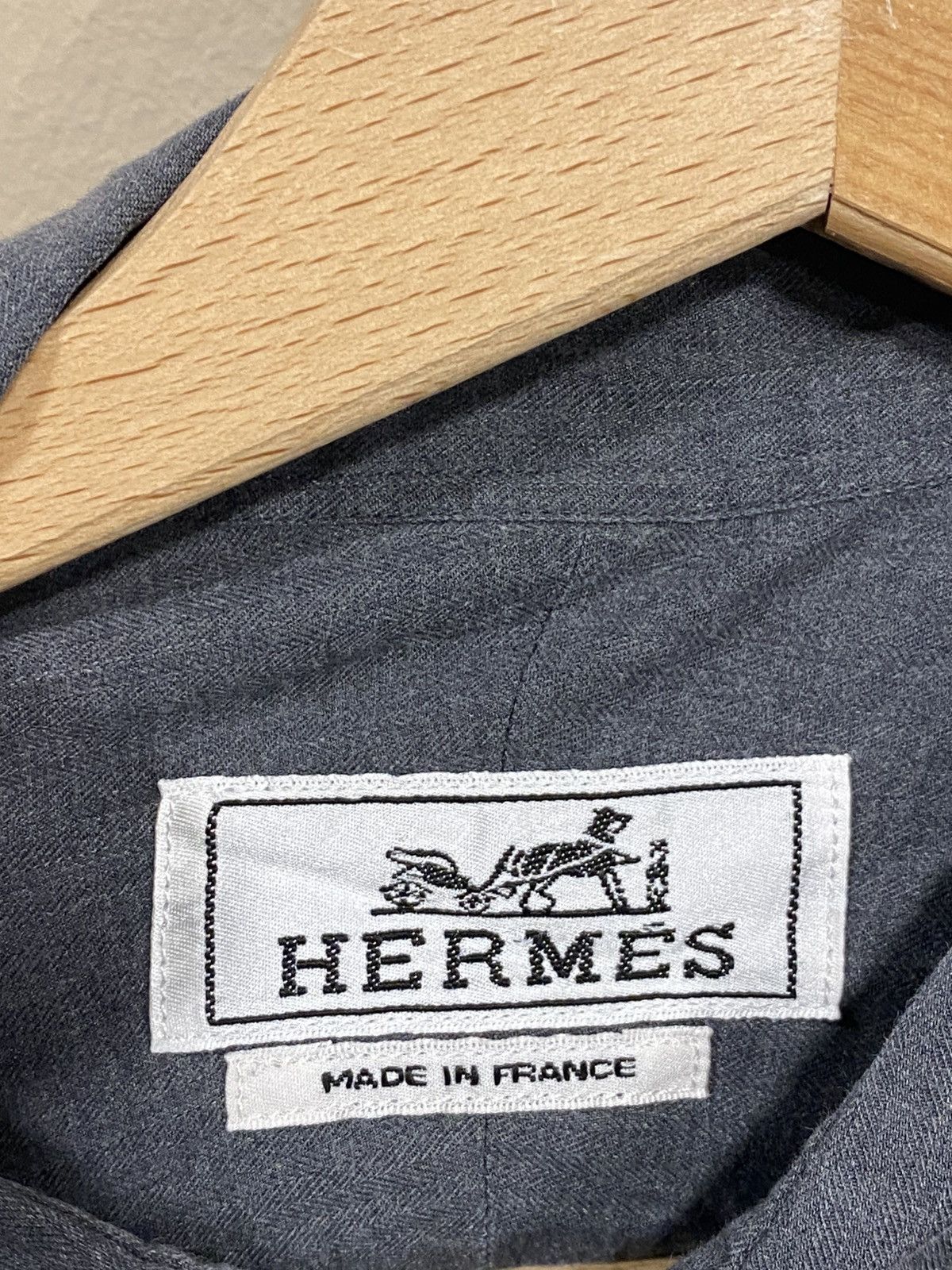 Hermes Hermes Logo Shirt Buttons Up Size US M / EU 48-50 / 2 - 11 Thumbnail