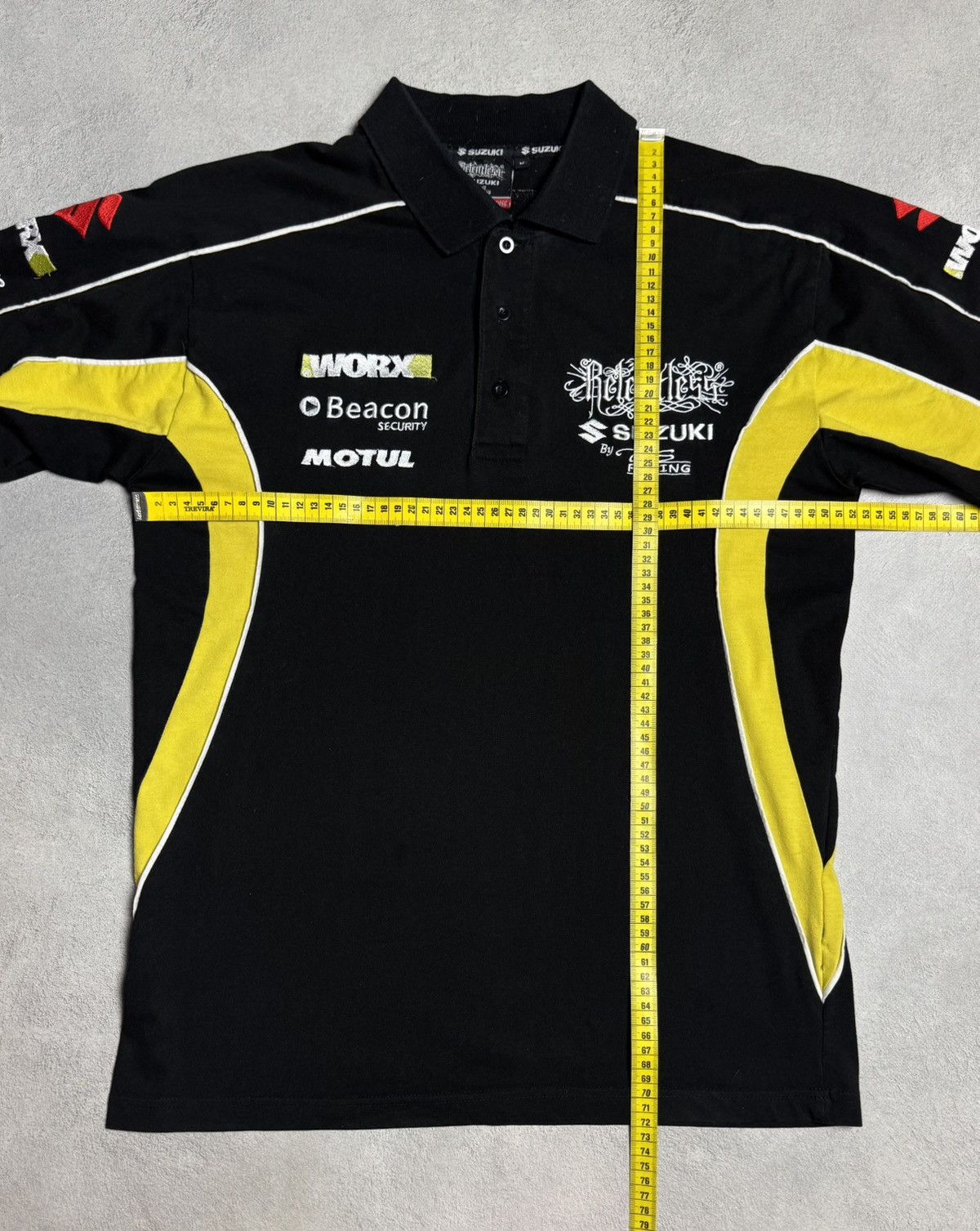 Vintage Suzuki Racing Team Polo Shirt Embroidered Big Logo Size US M / EU 48-50 / 2 - 14 Thumbnail