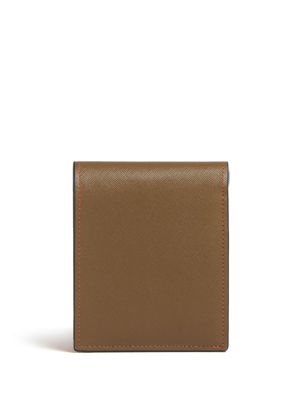 Marni o1w1db10125 Size:OS/ Block Bi-Fold Leather Wallet in Brown Size ONE SIZE - 2 Thumbnail