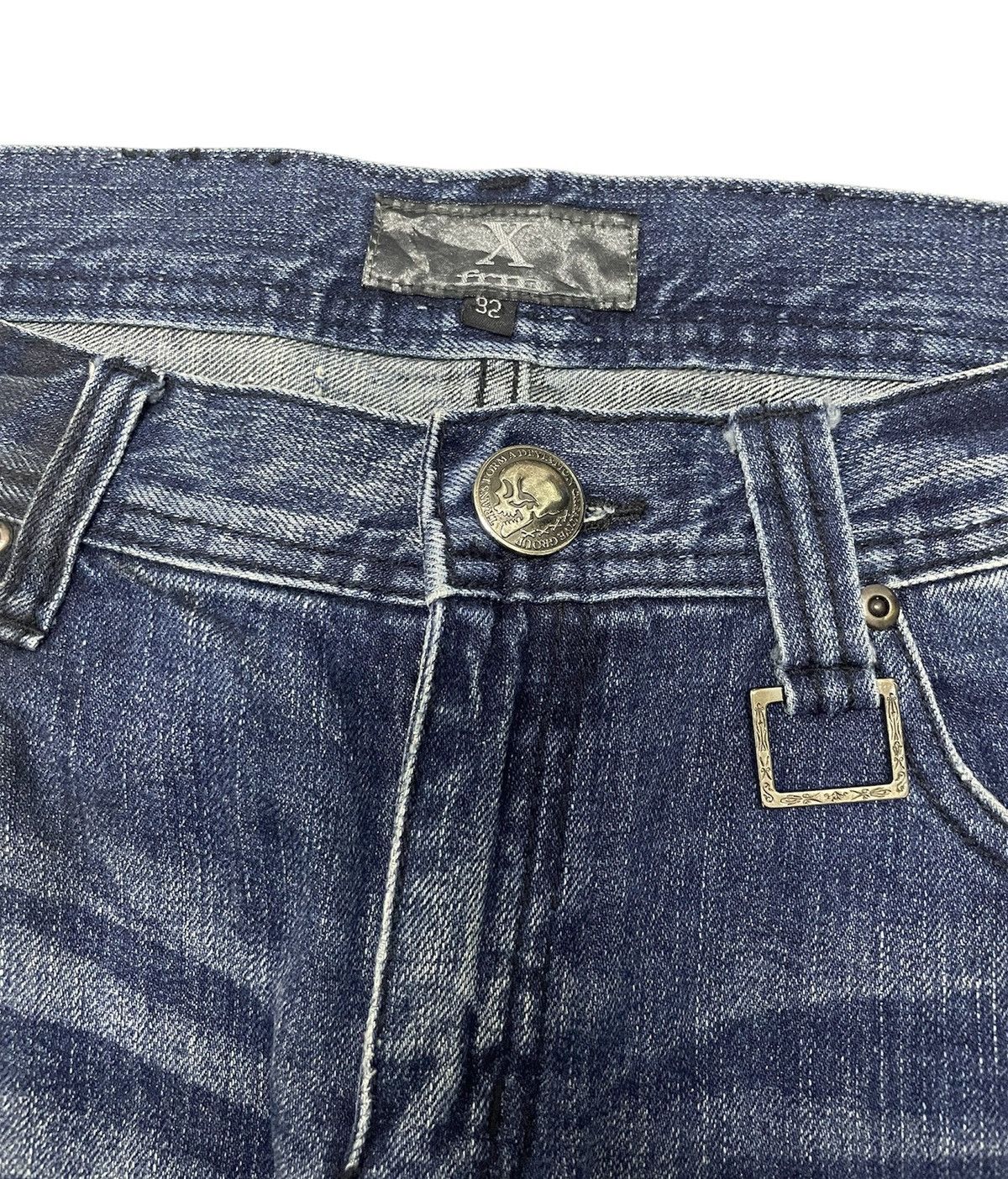 If Six Was Nine XFRM Japan Distressed Jeans Size US 34 / EU 50 - 5 Thumbnail