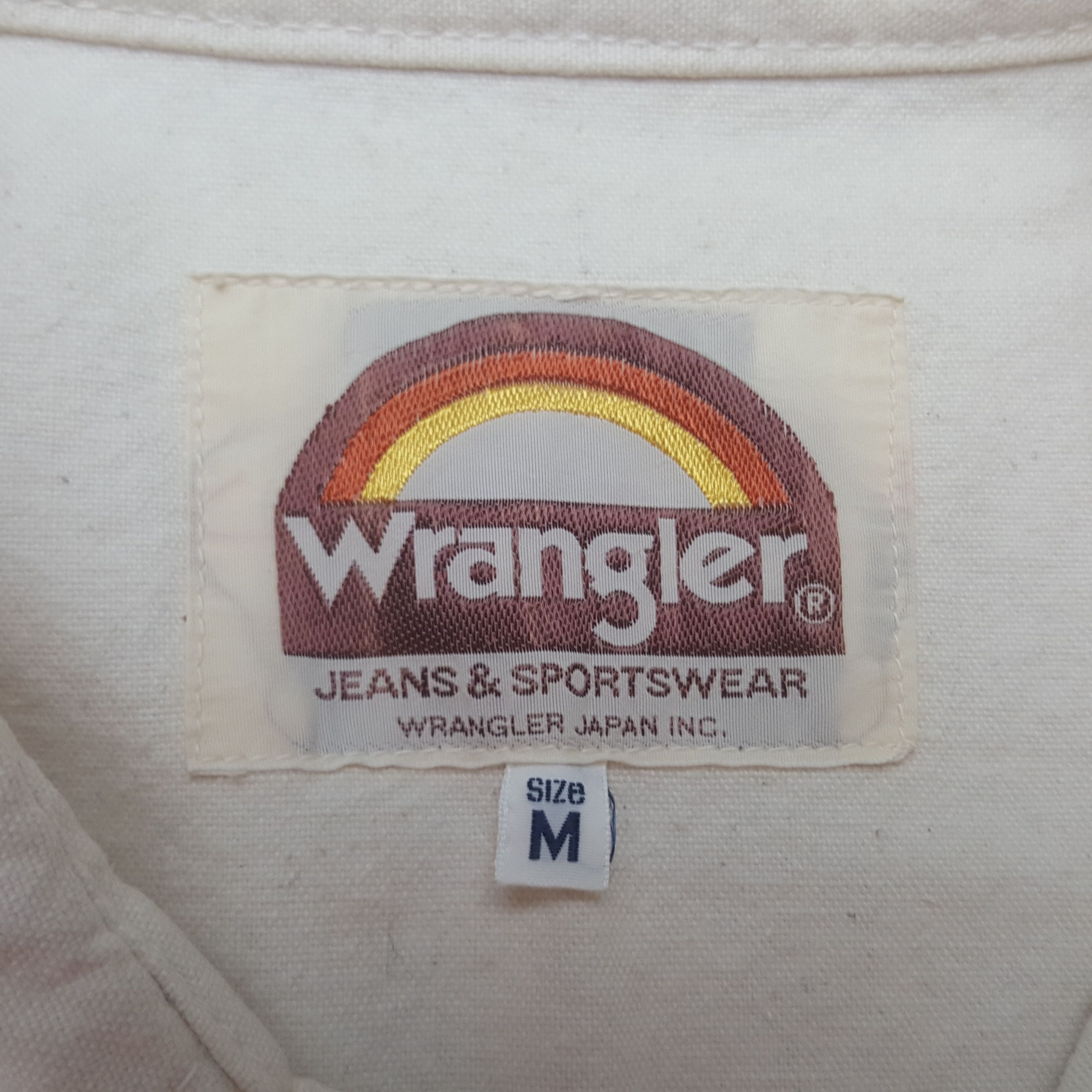 Wrangler Vintage Wrangler Japanese Work Shirt Button Up RR14 Size US M / EU 48-50 / 2 - 5 Thumbnail