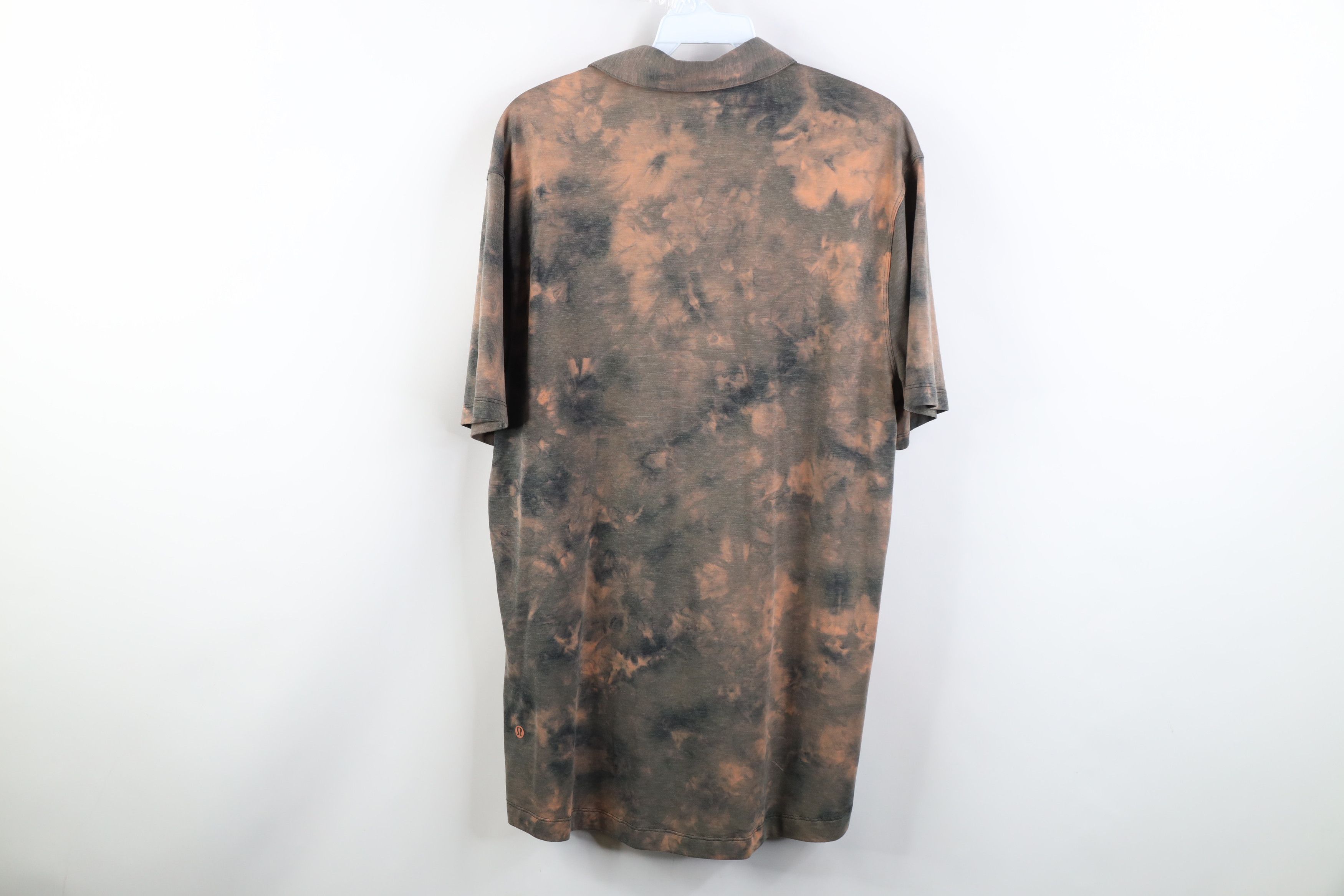 Lululemon Lululemon Evolution Acid Wash Dye Short Sleeve Polo Shirt Size US L / EU 52-54 / 3 - 9 Thumbnail