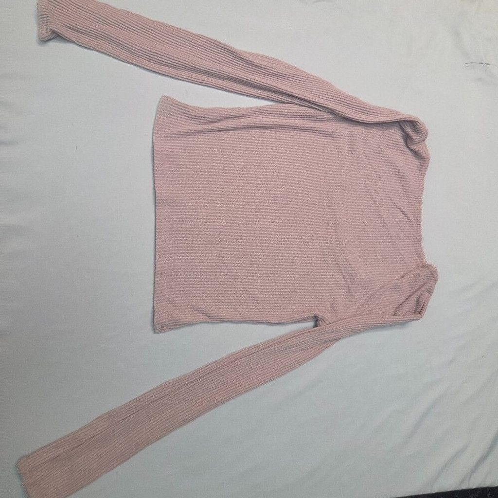 Other SWS Essentials Women Small-pink-long sleeve-Crop top-Y2K- Size S / US 4 / IT 40 - 2 Thumbnail