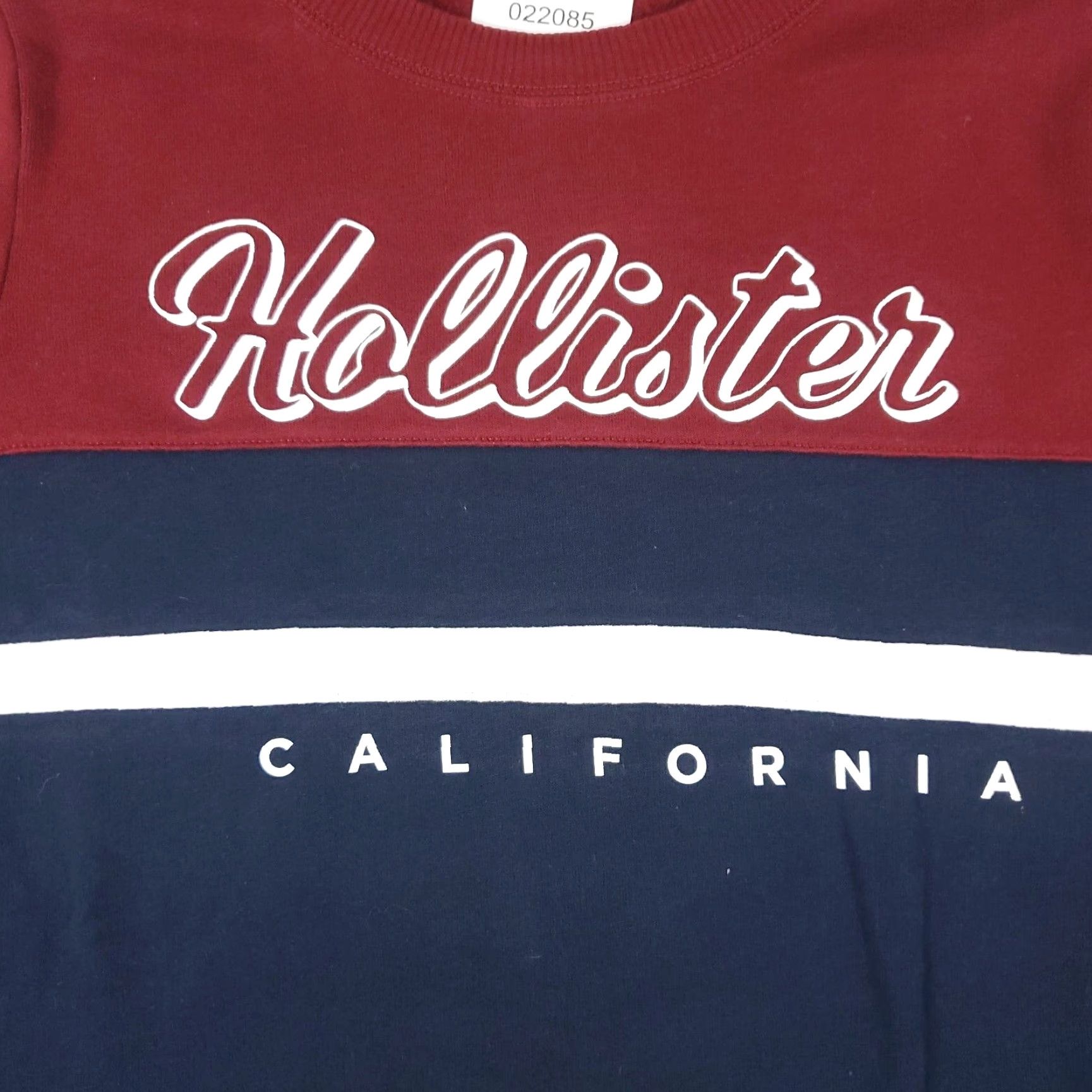 Adidas Hollister Mens Medium Blue Red Casual Pullover Sweatshirt Size US M / EU 48-50 / 2 - 2 Thumbnail