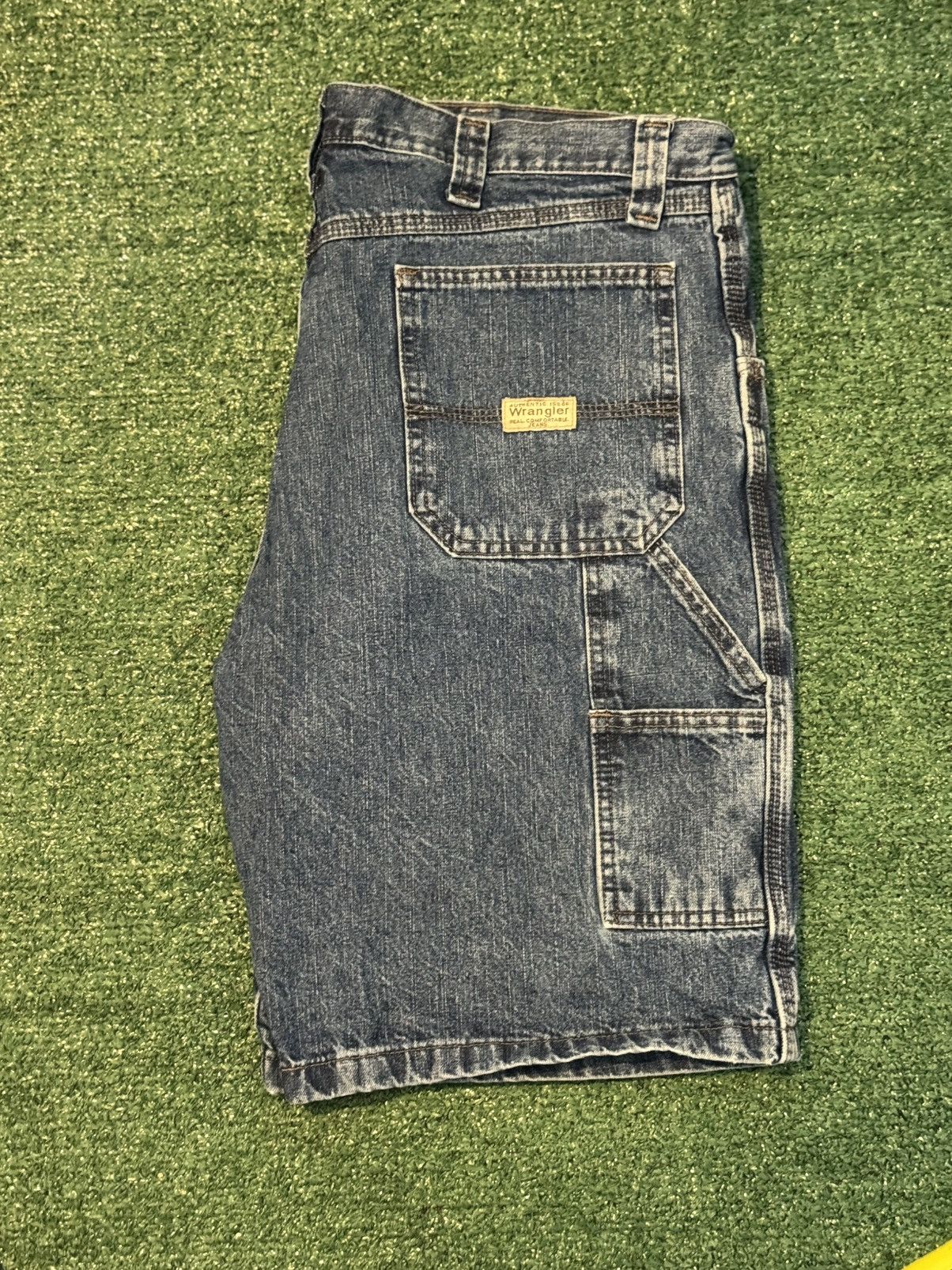 Wrangler Vintage Y2K Wrangler Carpenter Denim Jorts Size US 36 / EU 52 - 1 Thumbnail