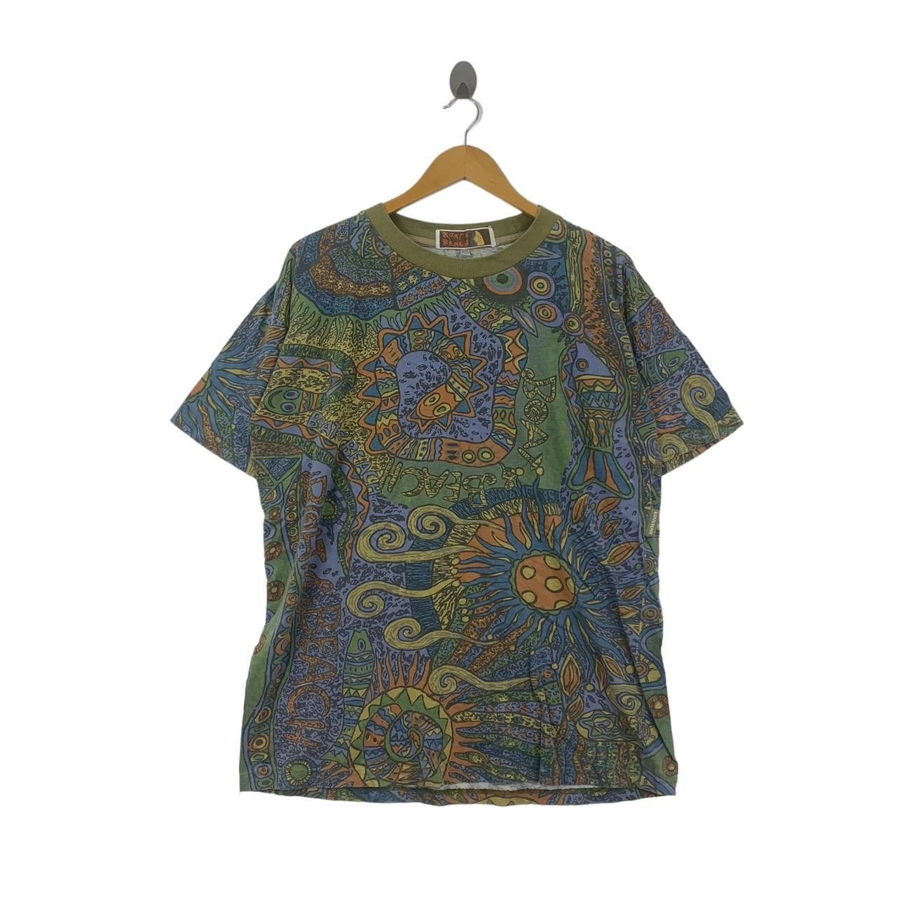 Vintage Vintage 90’ BOAT & BEACH HAWAII Over Print Tee Shirt Top Size US M / EU 48-50 / 2 - 1 Thumbnail