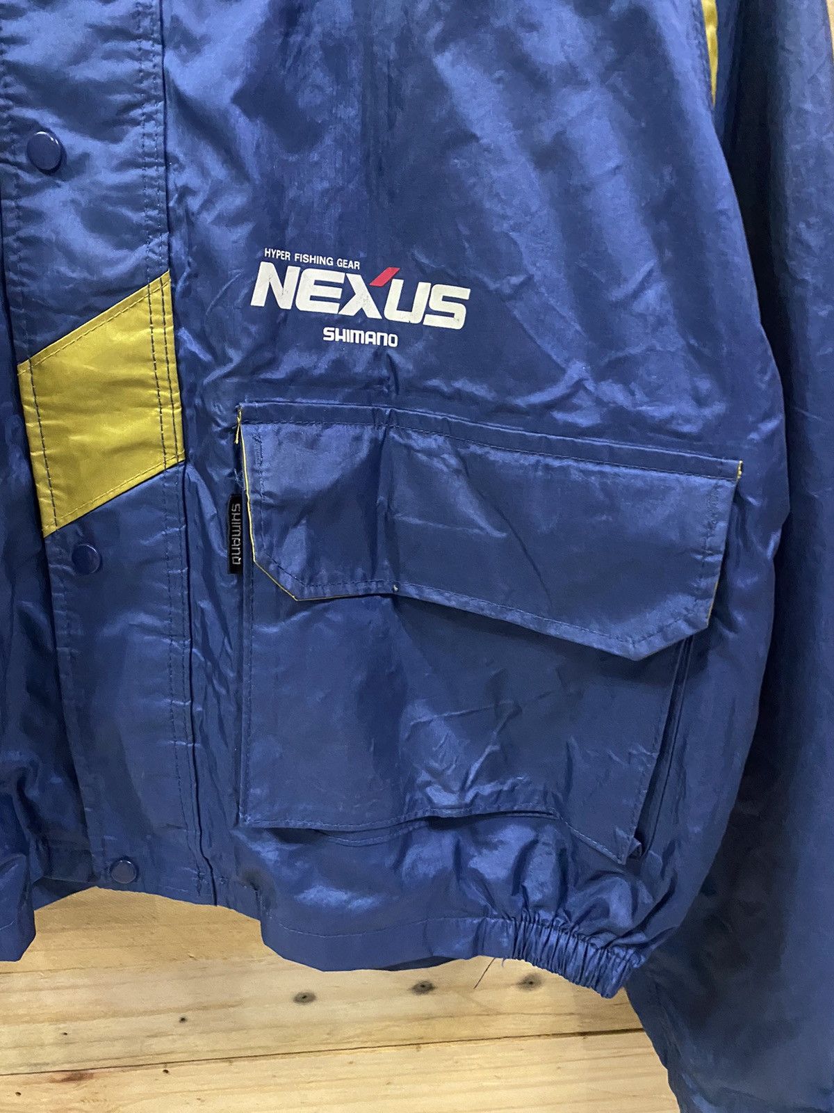 Japanese Brand Vintage SHIMANO NEXUS fishing jacket Size US L / EU 52-54 / 3 - 4 Thumbnail