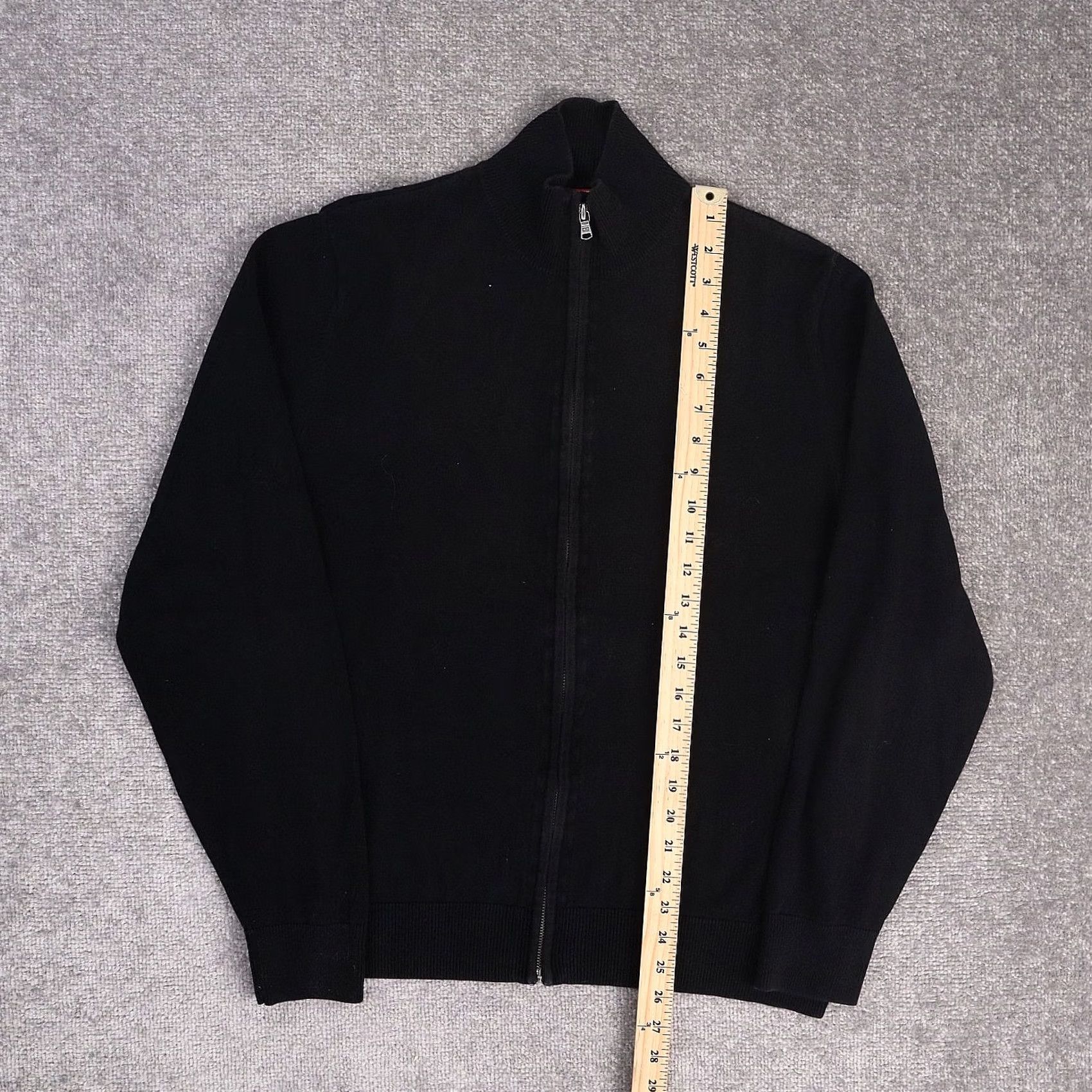Tommy Hilfiger Tommy Hilfiger Sweater Collared Black Long Sleeve Knit Medium Flag Logo Mens Size US M / EU 48-50 / 2 - 3 Thumbnail